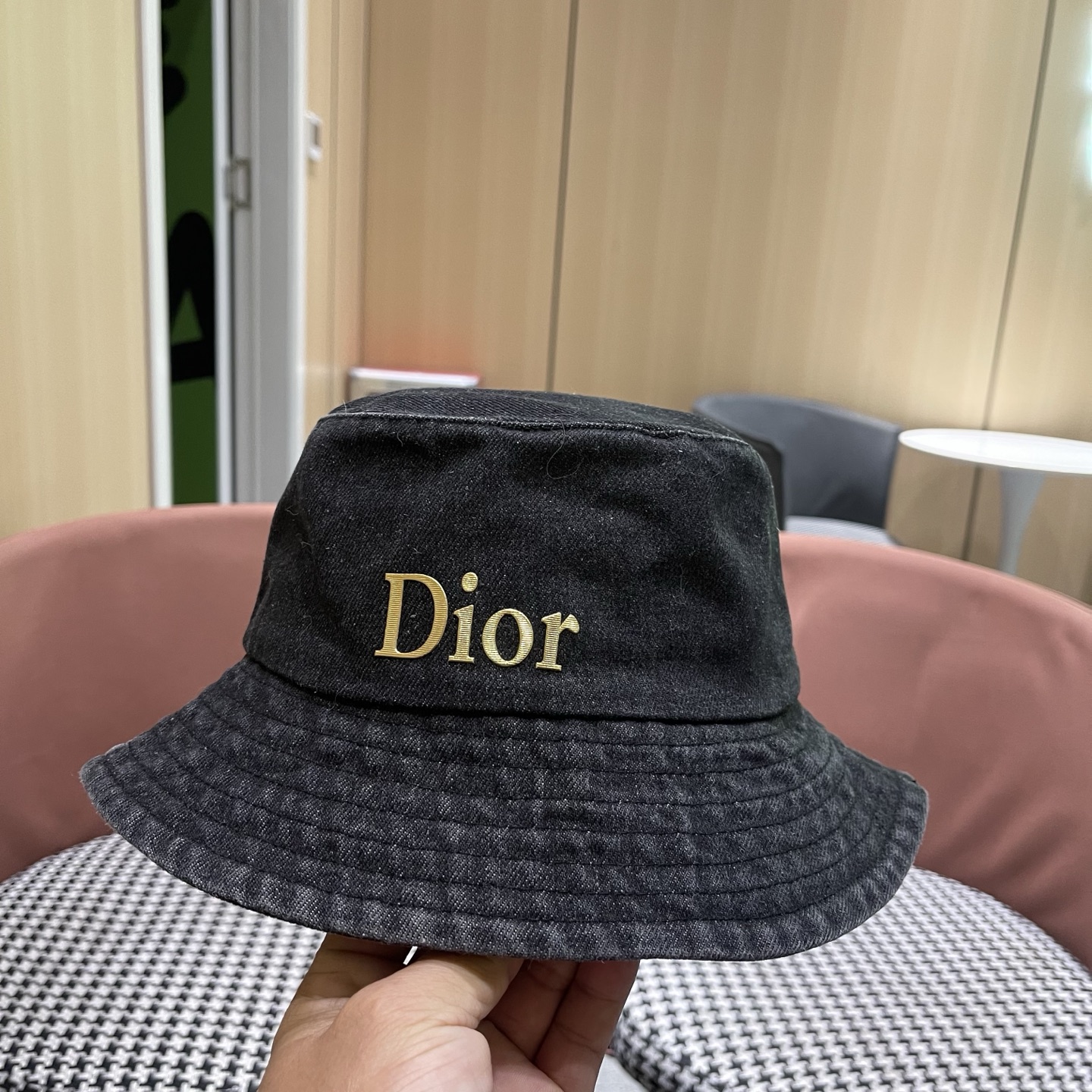 【DIOR迪奥】新款牛仔渔夫帽，🔆百搭日常款～休闲出街#男女款