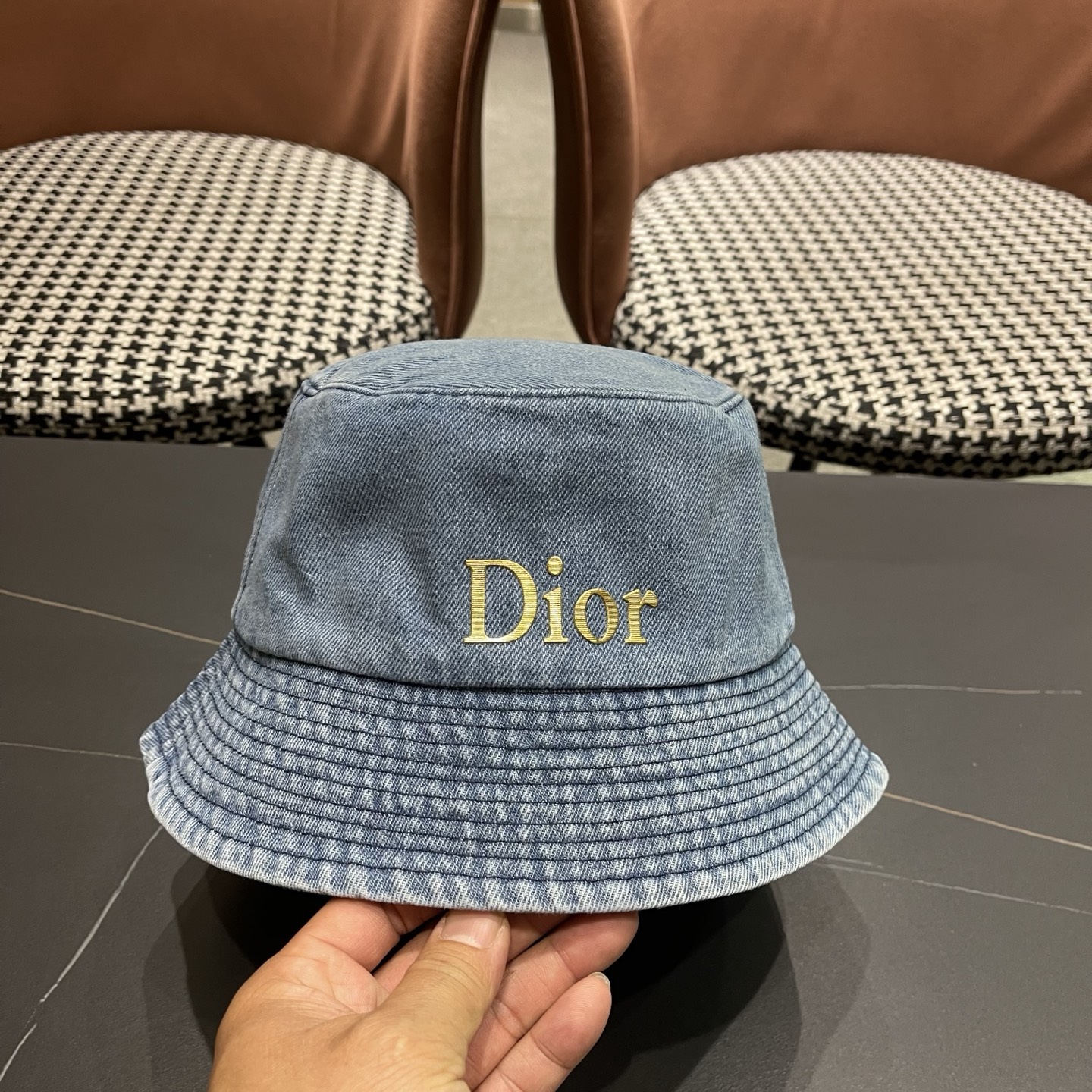 【DIOR迪奥】新款牛仔渔夫帽，🔆百搭日常款～休闲出街#男女款
