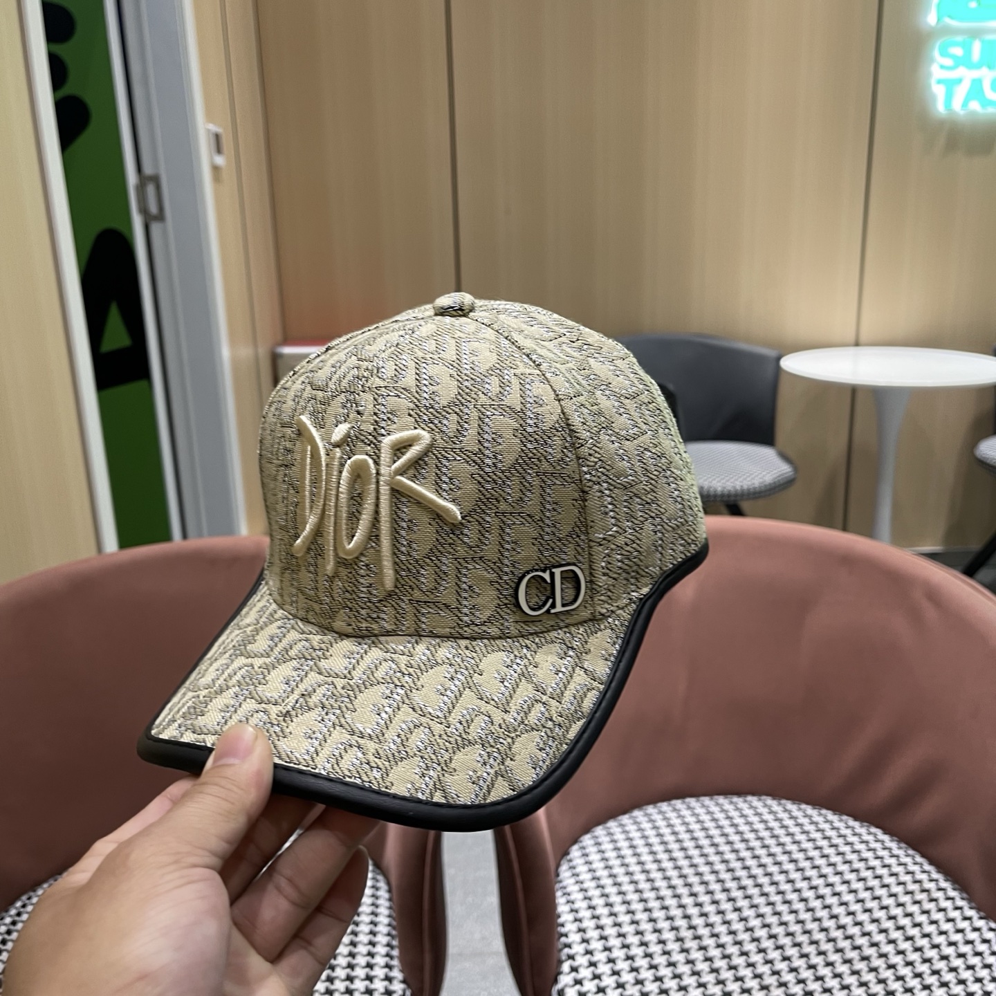Dior迪奥新‮棒款‬球帽，原‮品单‬质，出街必备