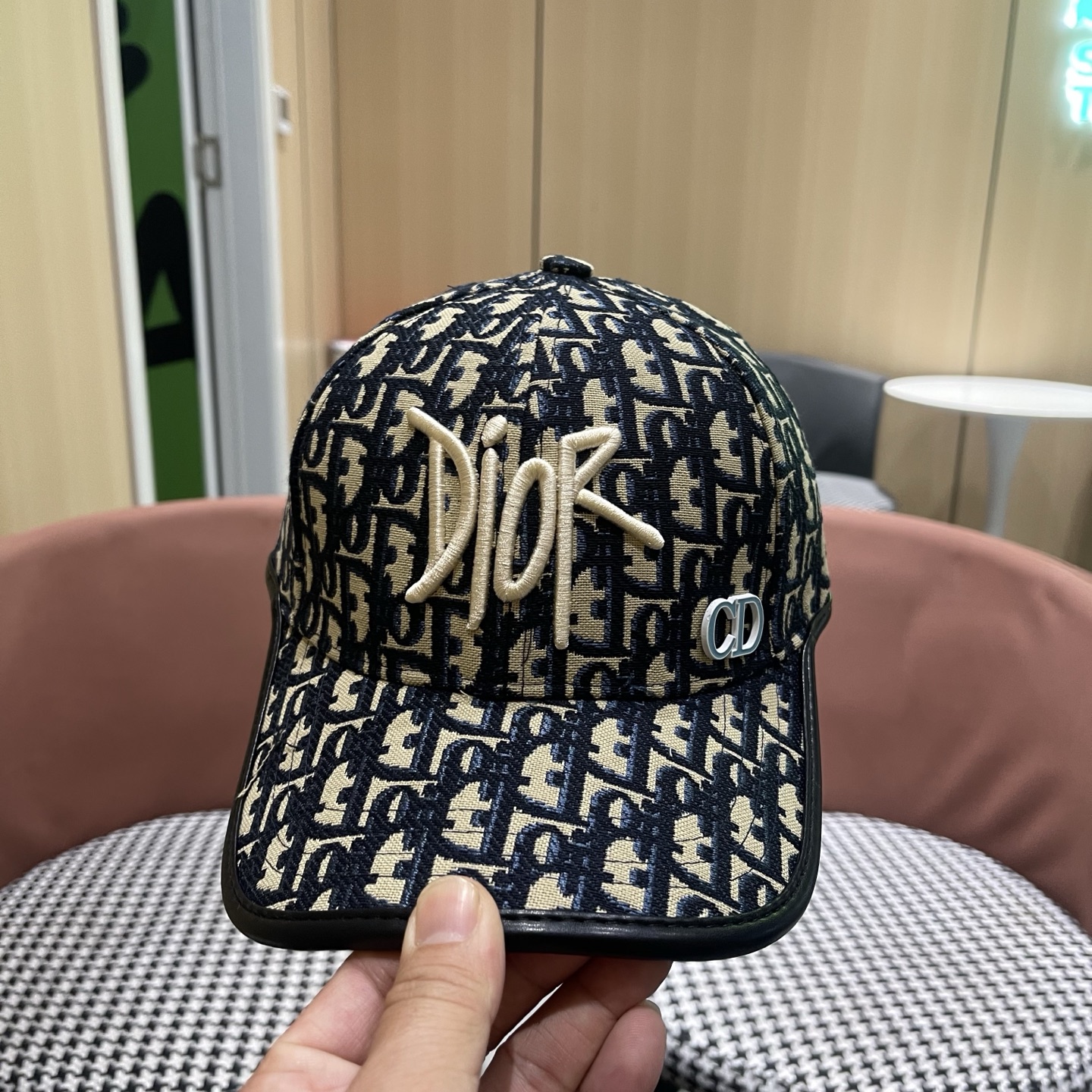 Dior迪奥新‮棒款‬球帽，原‮品单‬质，出街必备