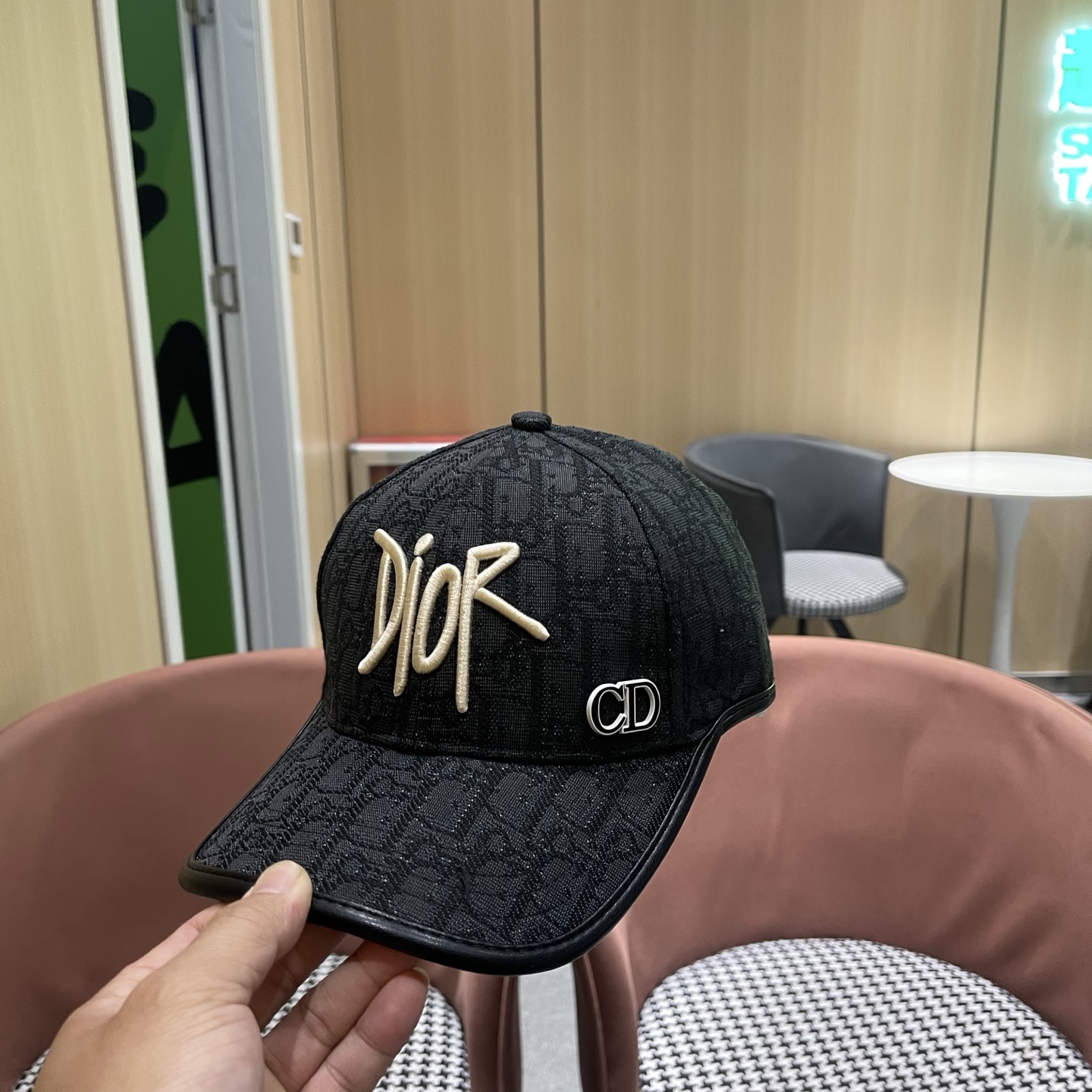 Dior迪奥新‮棒款‬球帽，原‮品单‬质，出街必备