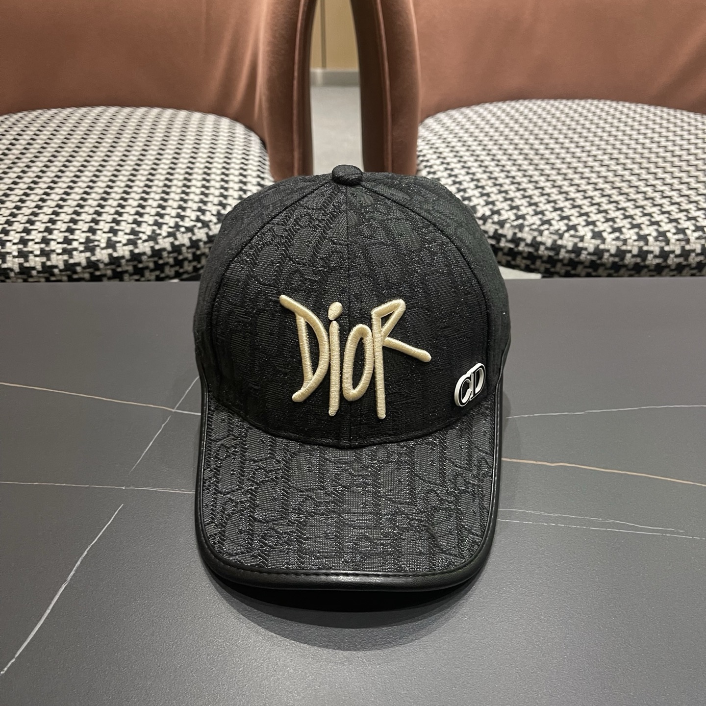 Dior迪奥新‮棒款‬球帽，原‮品单‬质，出街必备
