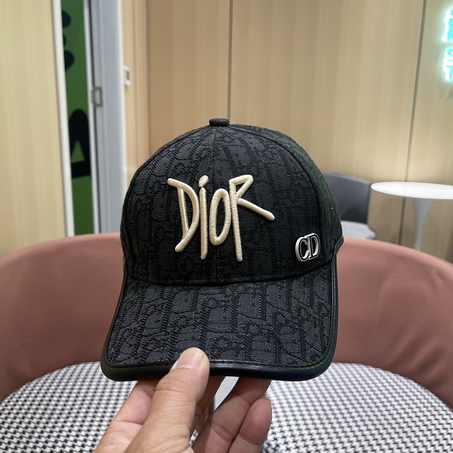 Dior迪奥新‮棒款‬球帽，原‮品单‬质，出街必备