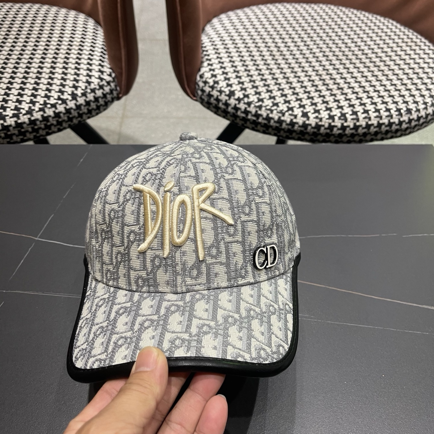 Dior迪奥新‮棒款‬球帽，原‮品单‬质，出街必备