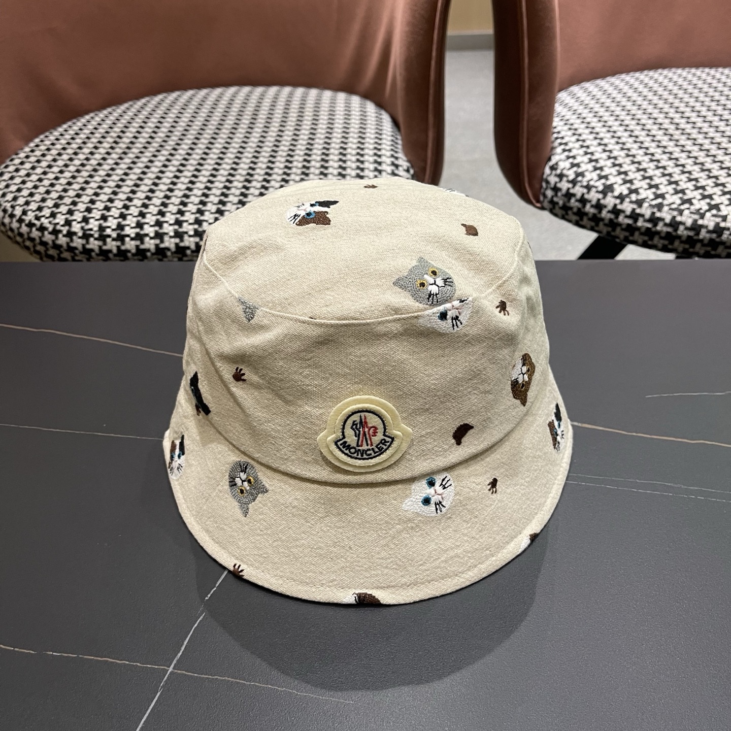 NO:764509,Mongolian, Japanese style cute cat embroidered fisherman hat for women summer new casual versatile face-showing small sunshade hat hat straw hat fisherman hat baseball cap, hat, espadrilles, hats19860909蒙囗,日系可爱猫咪刺绣渔夫帽子女夏季新款休闲百搭显脸小遮阳盆帽帽子草帽渔夫帽棒球帽,帽子,espadrilles,hats,hat