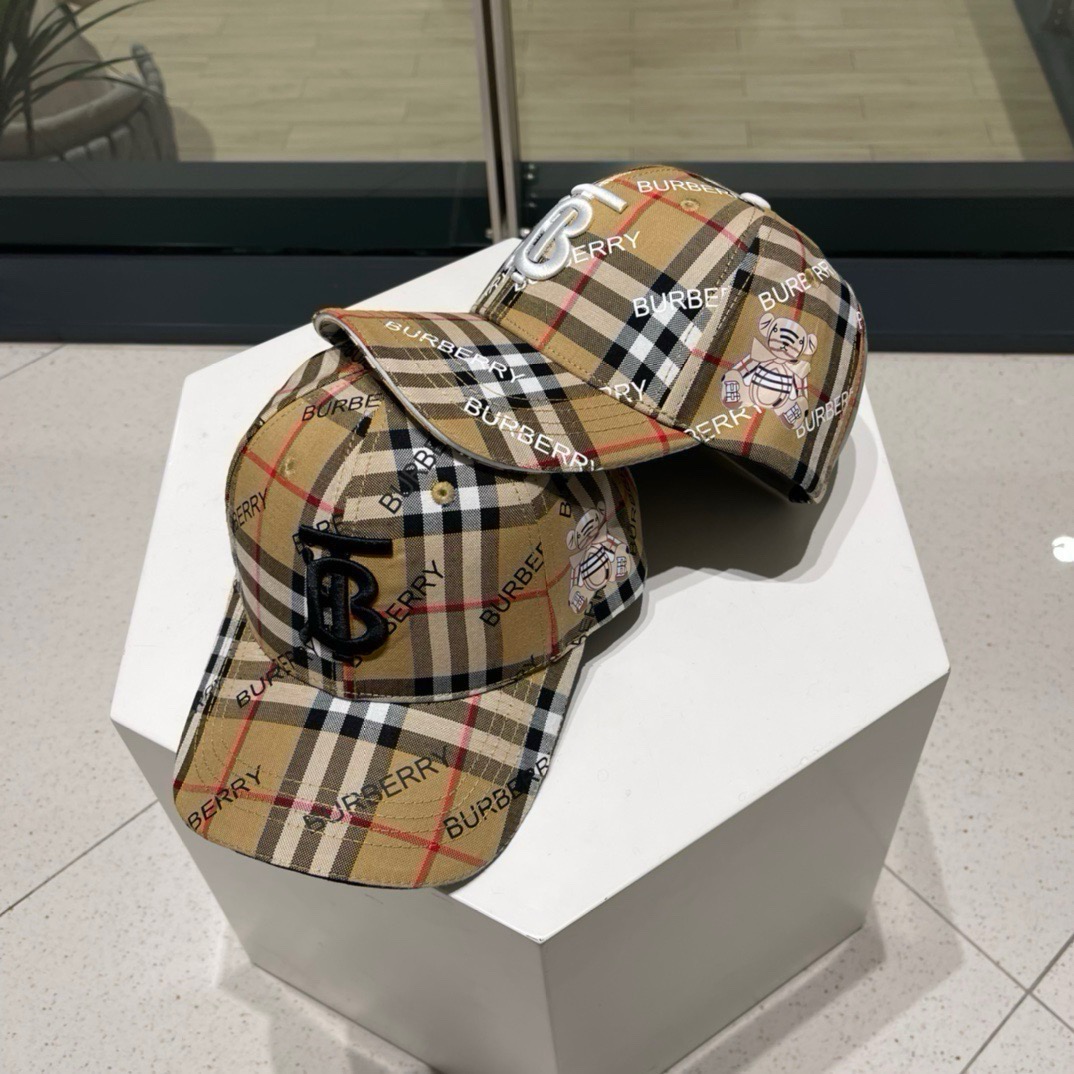 🧢Burberry（巴宝莉）新款原单棒球帽  专柜热卖款纯棉内里，完美版型，原厂品质，独家实物拍摄，男女