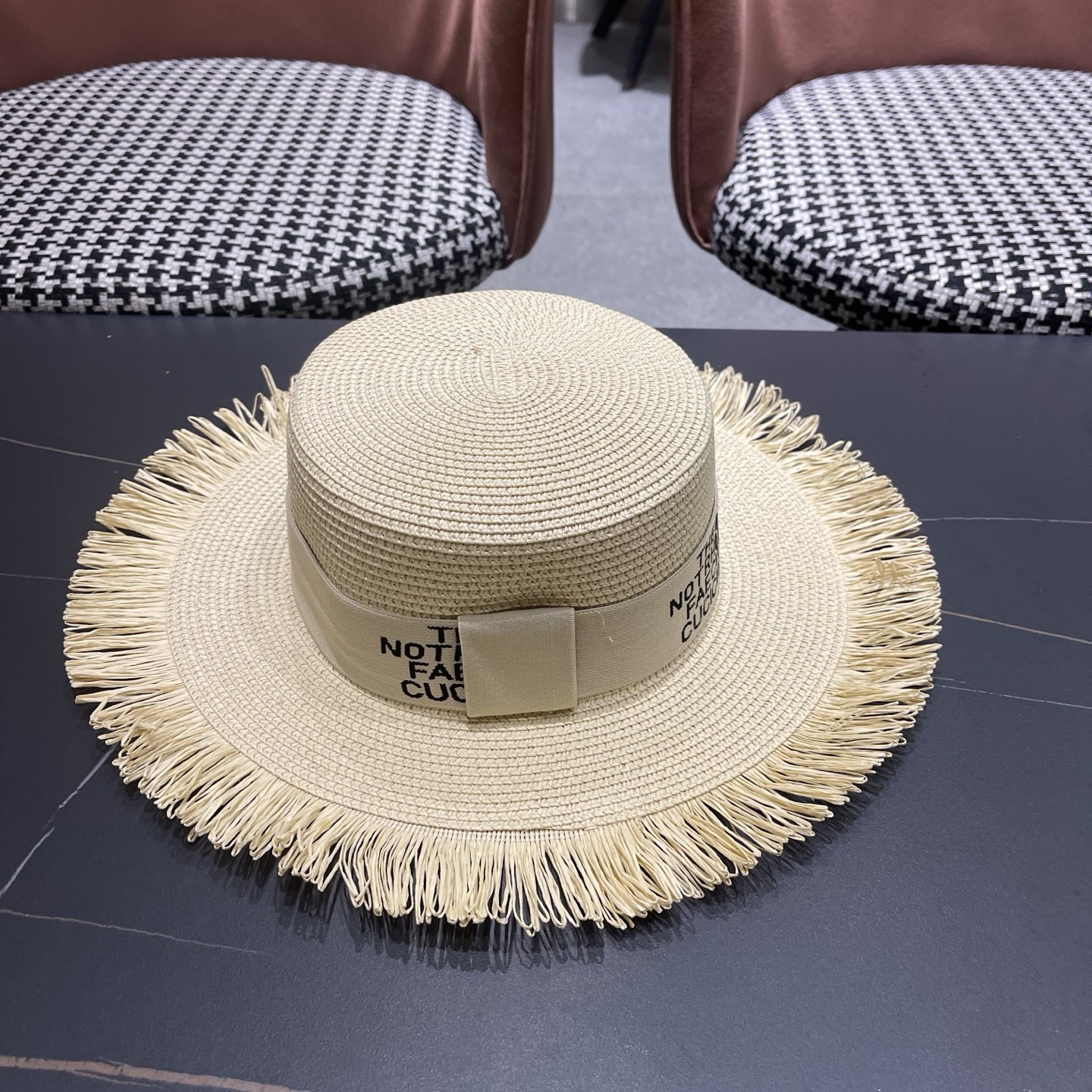 Gucci古奇新款草帽，沙滩大檐帽，头围57cm