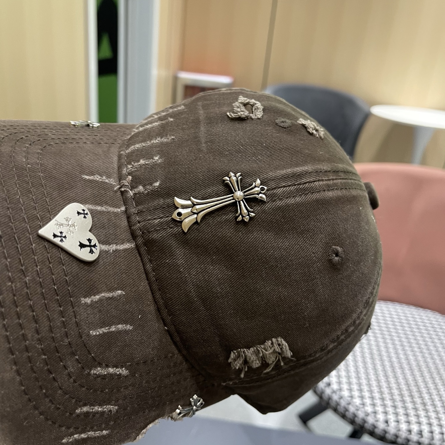 Chrome Hearts 克罗心💓早春韩版时尚棒球帽🧢鸭舌帽