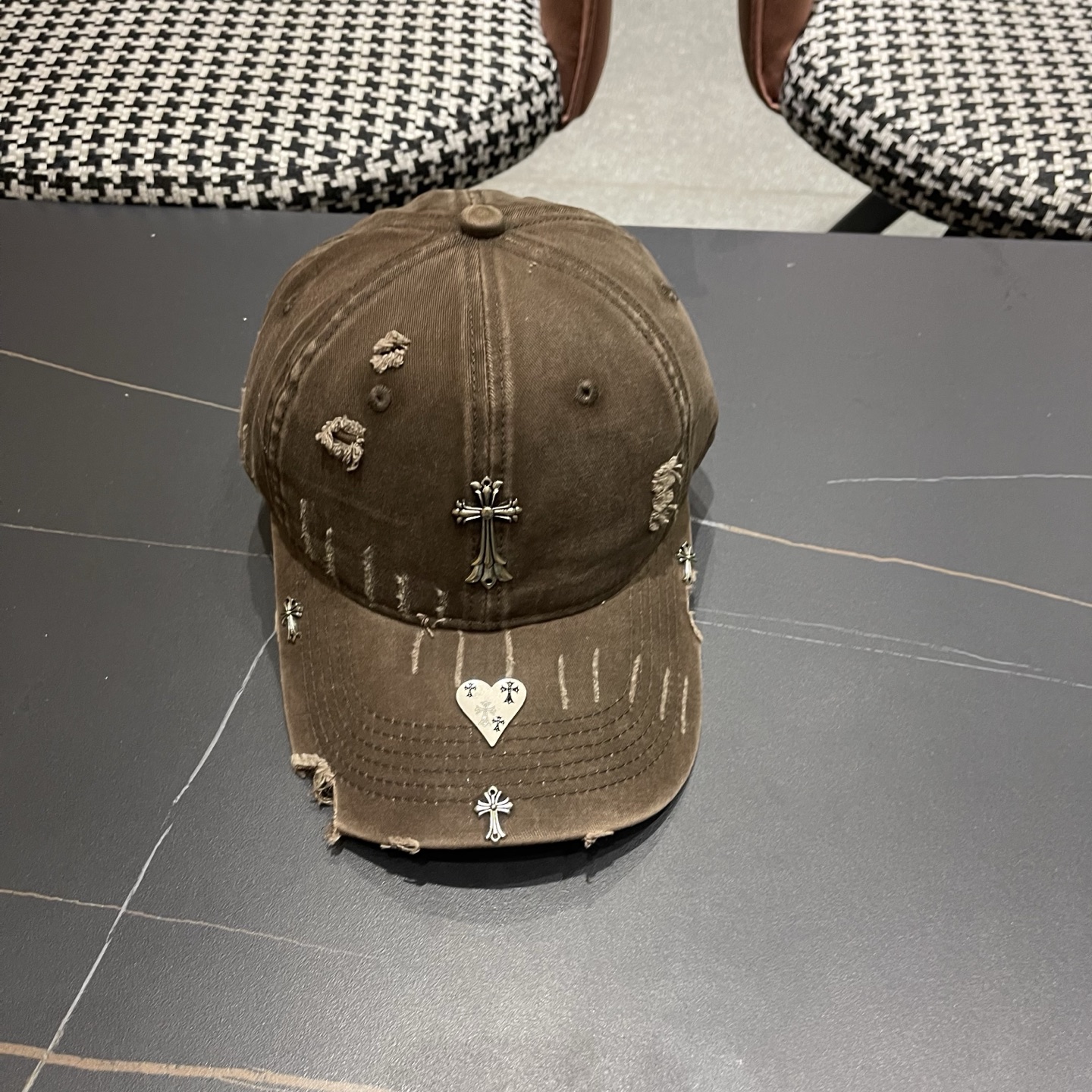 Chrome Hearts 克罗心💓早春韩版时尚棒球帽🧢鸭舌帽