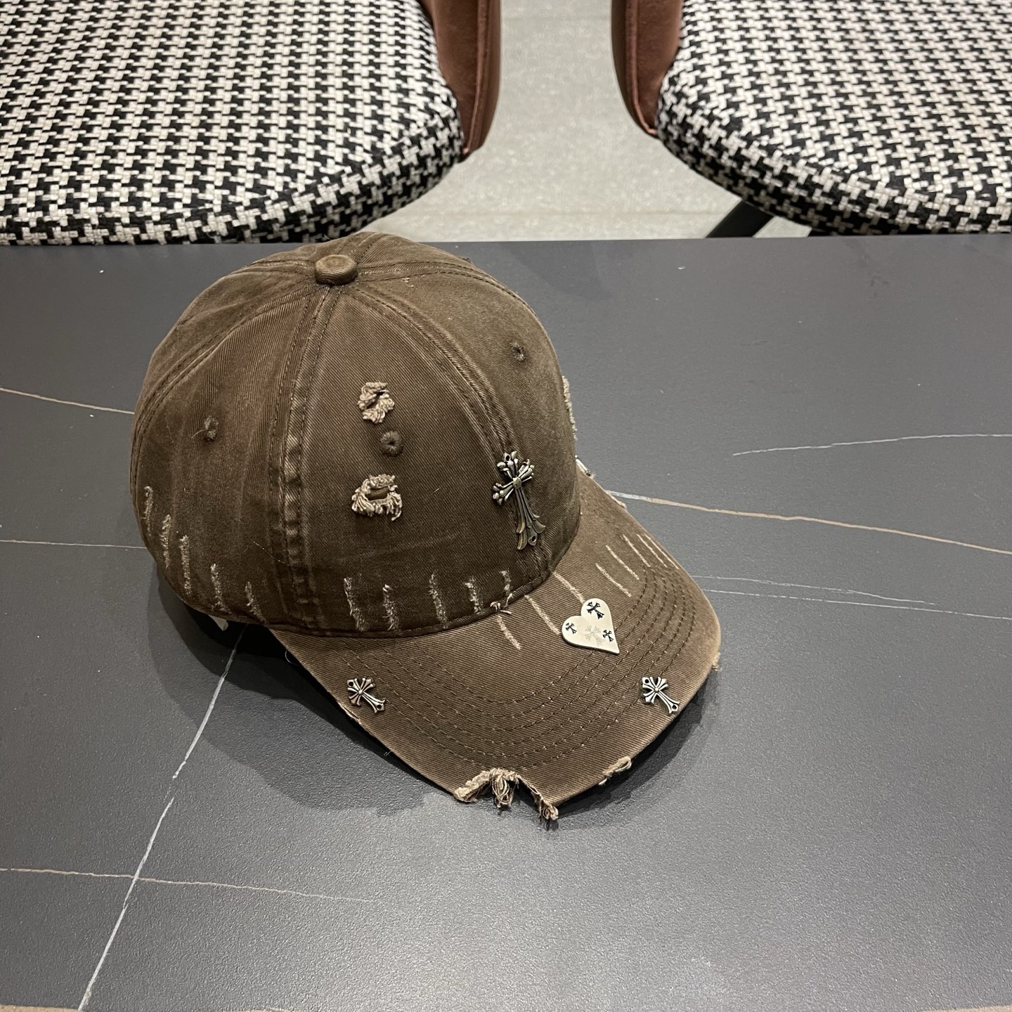Chrome Hearts 克罗心💓早春韩版时尚棒球帽🧢鸭舌帽