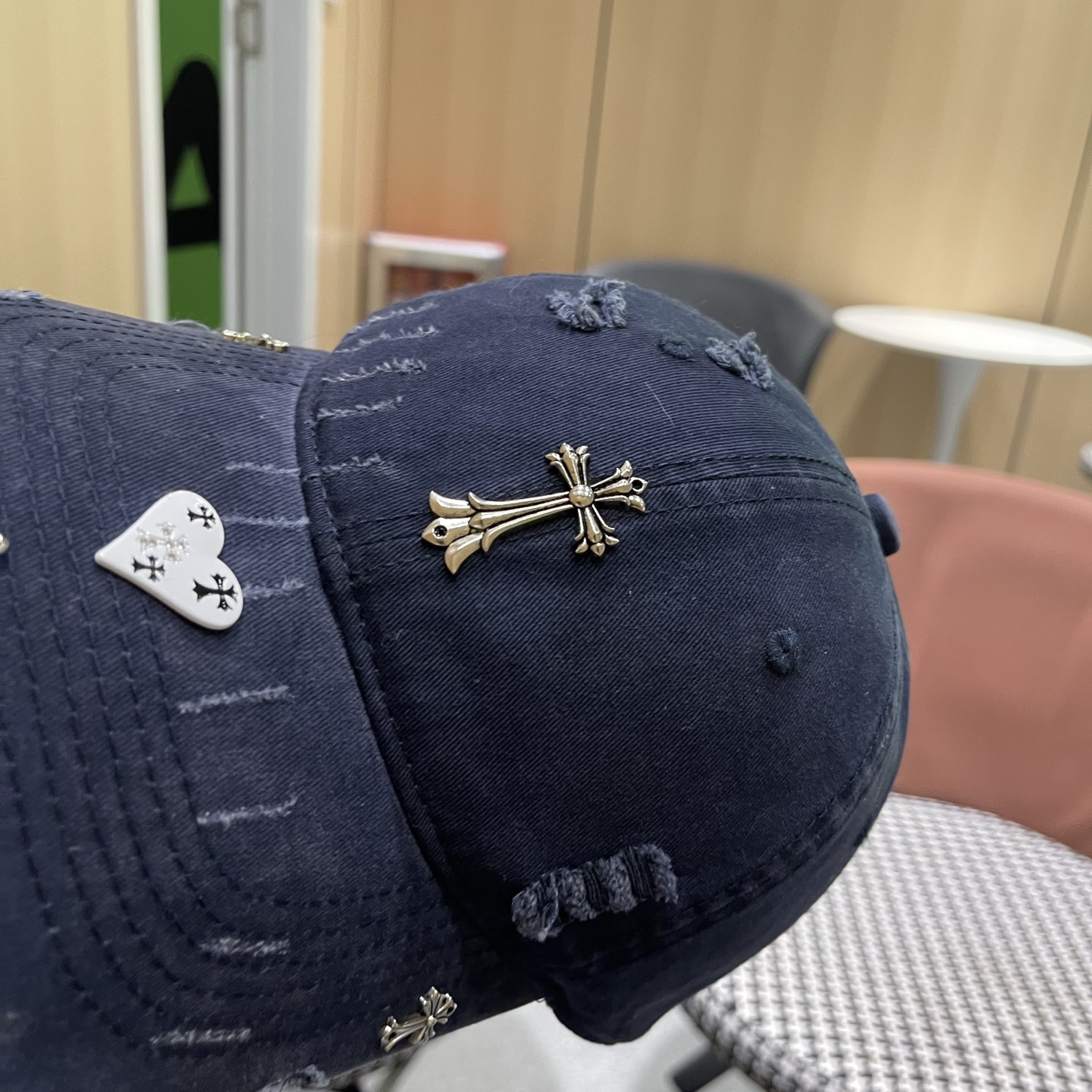 Chrome Hearts 克罗心💓早春韩版时尚棒球帽🧢鸭舌帽