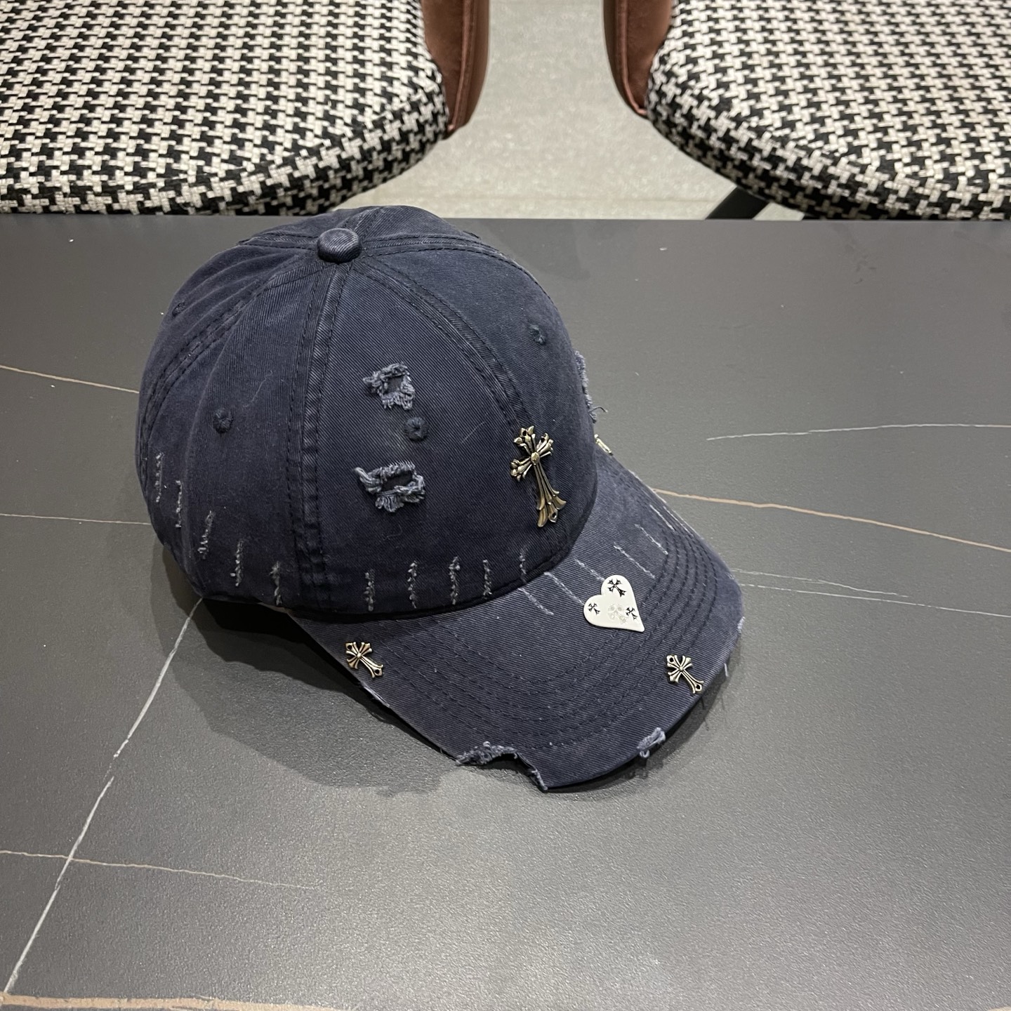 Chrome Hearts 克罗心💓早春韩版时尚棒球帽🧢鸭舌帽