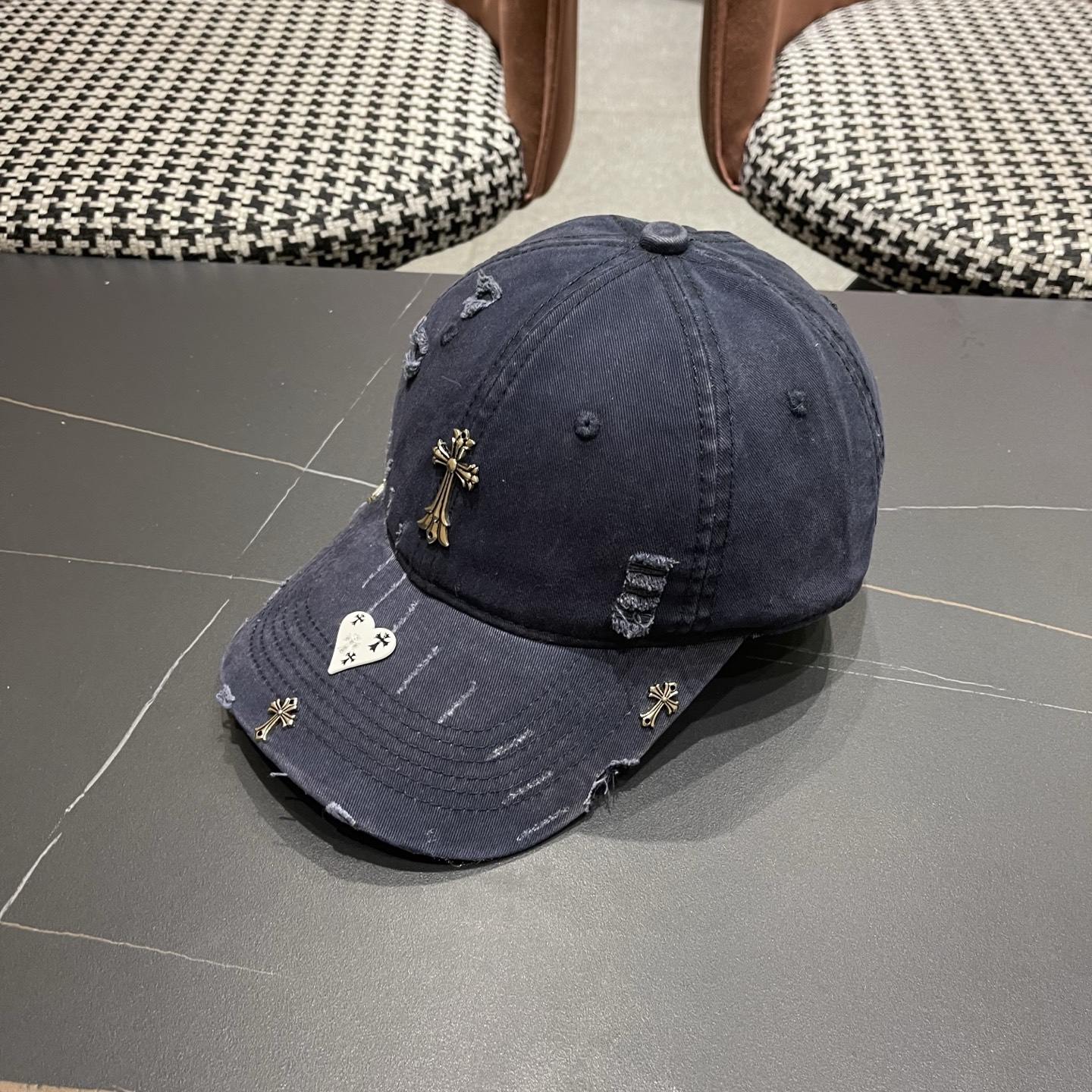 Chrome Hearts 克罗心💓早春韩版时尚棒球帽🧢鸭舌帽