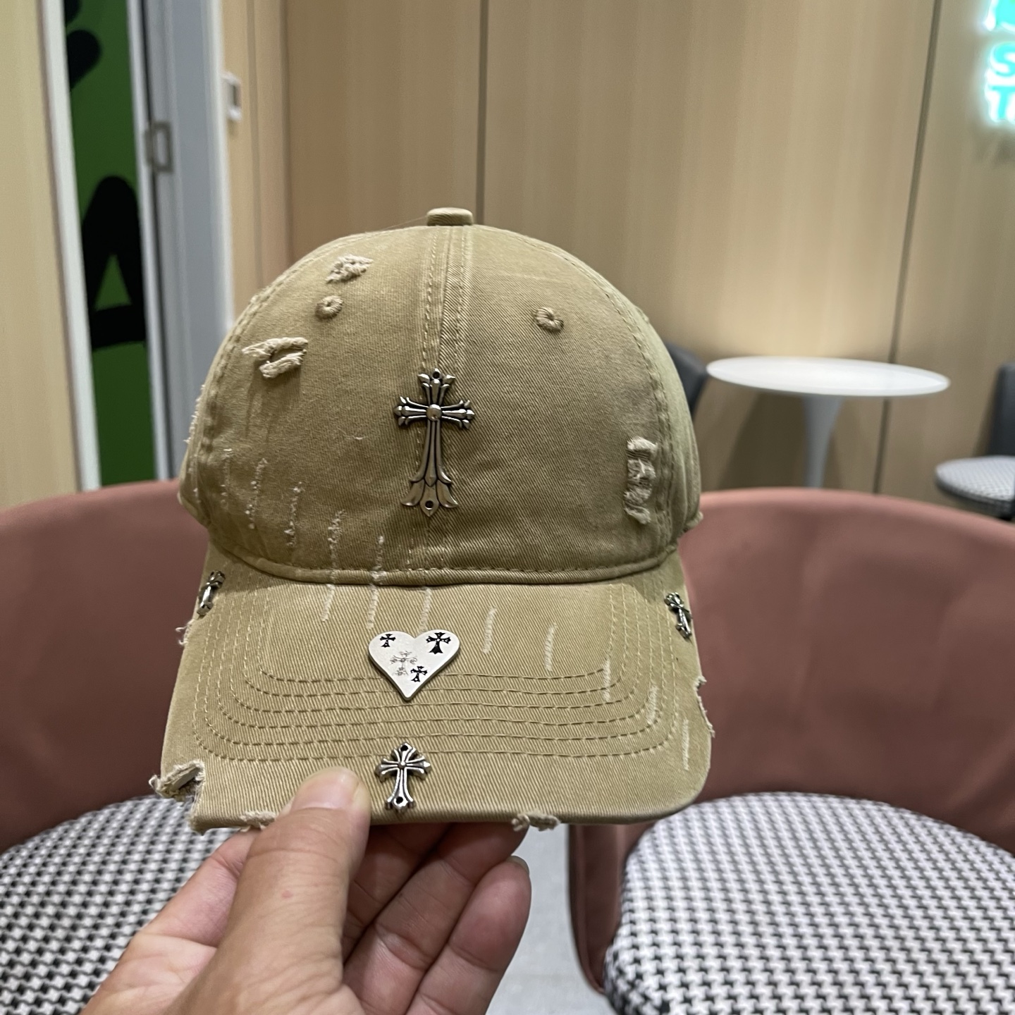 Chrome Hearts 克罗心💓早春韩版时尚棒球帽🧢鸭舌帽