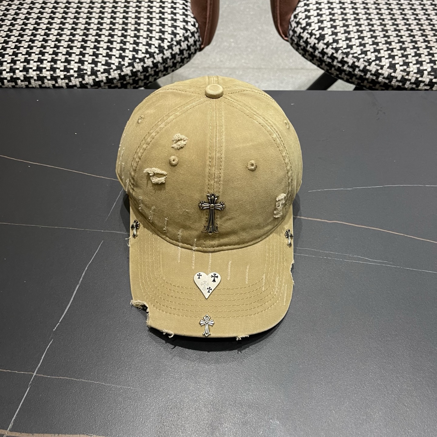 Chrome Hearts 克罗心💓早春韩版时尚棒球帽🧢鸭舌帽