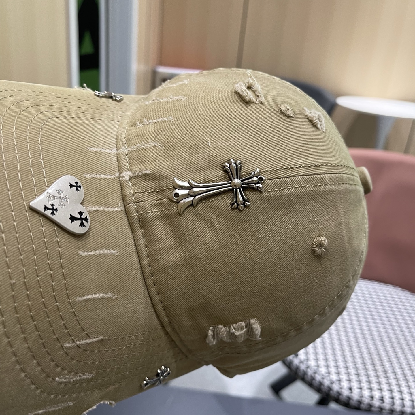 Chrome Hearts 克罗心💓早春韩版时尚棒球帽🧢鸭舌帽