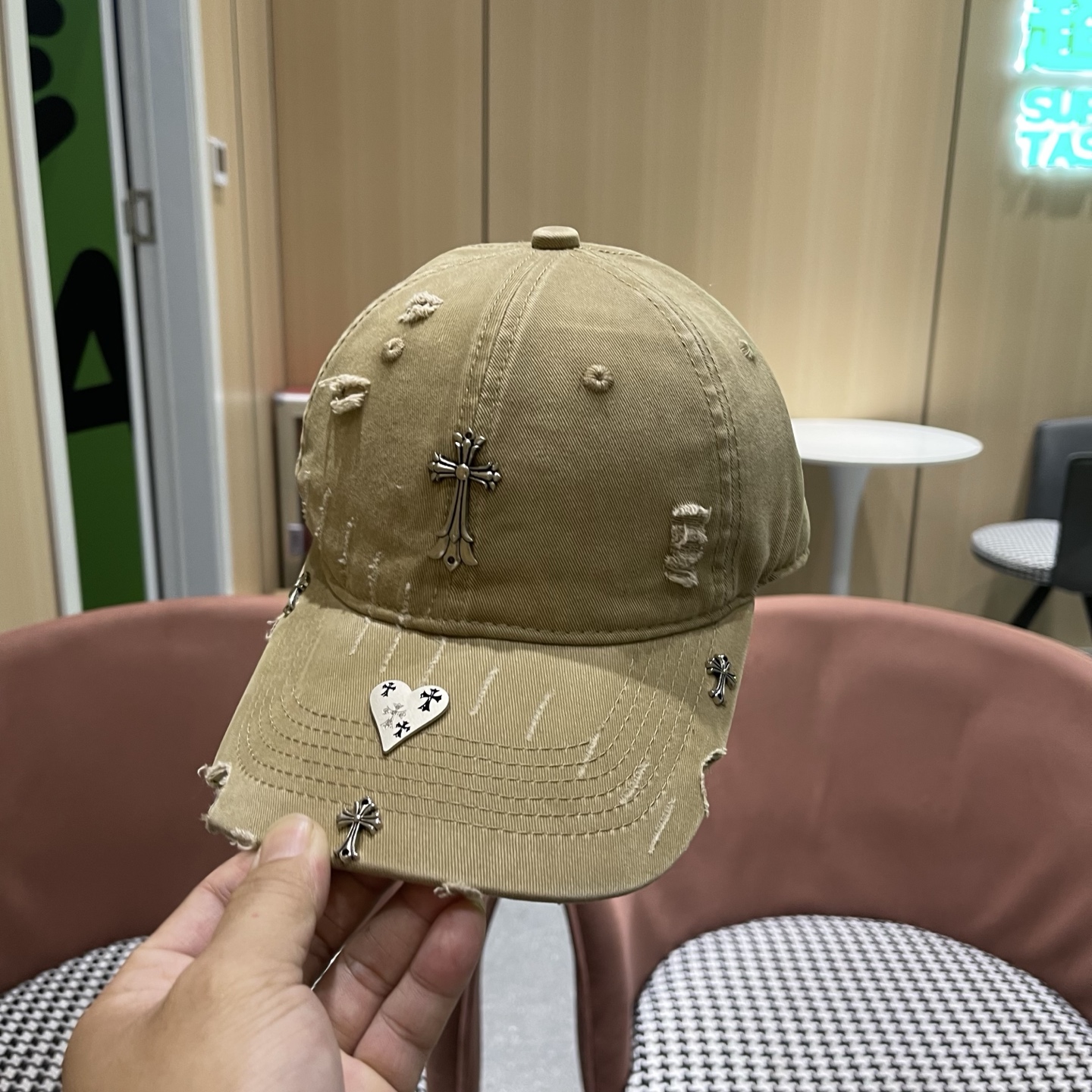 Chrome Hearts 克罗心💓早春韩版时尚棒球帽🧢鸭舌帽