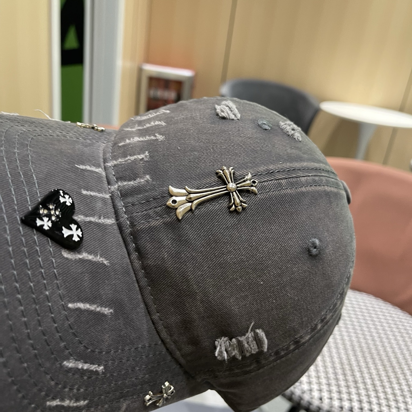 Chrome Hearts 克罗心💓早春韩版时尚棒球帽🧢鸭舌帽