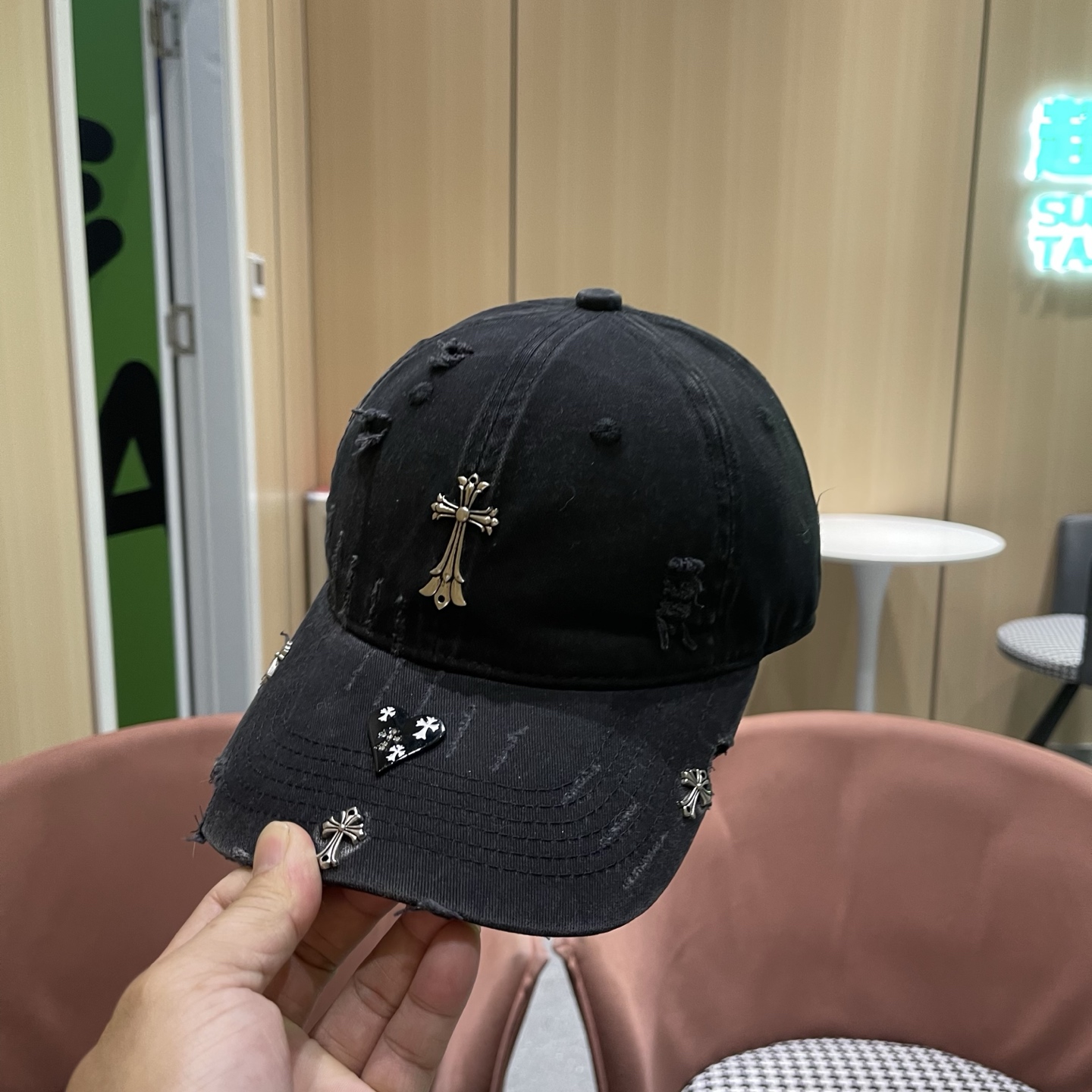 Chrome Hearts 克罗心💓早春韩版时尚棒球帽🧢鸭舌帽