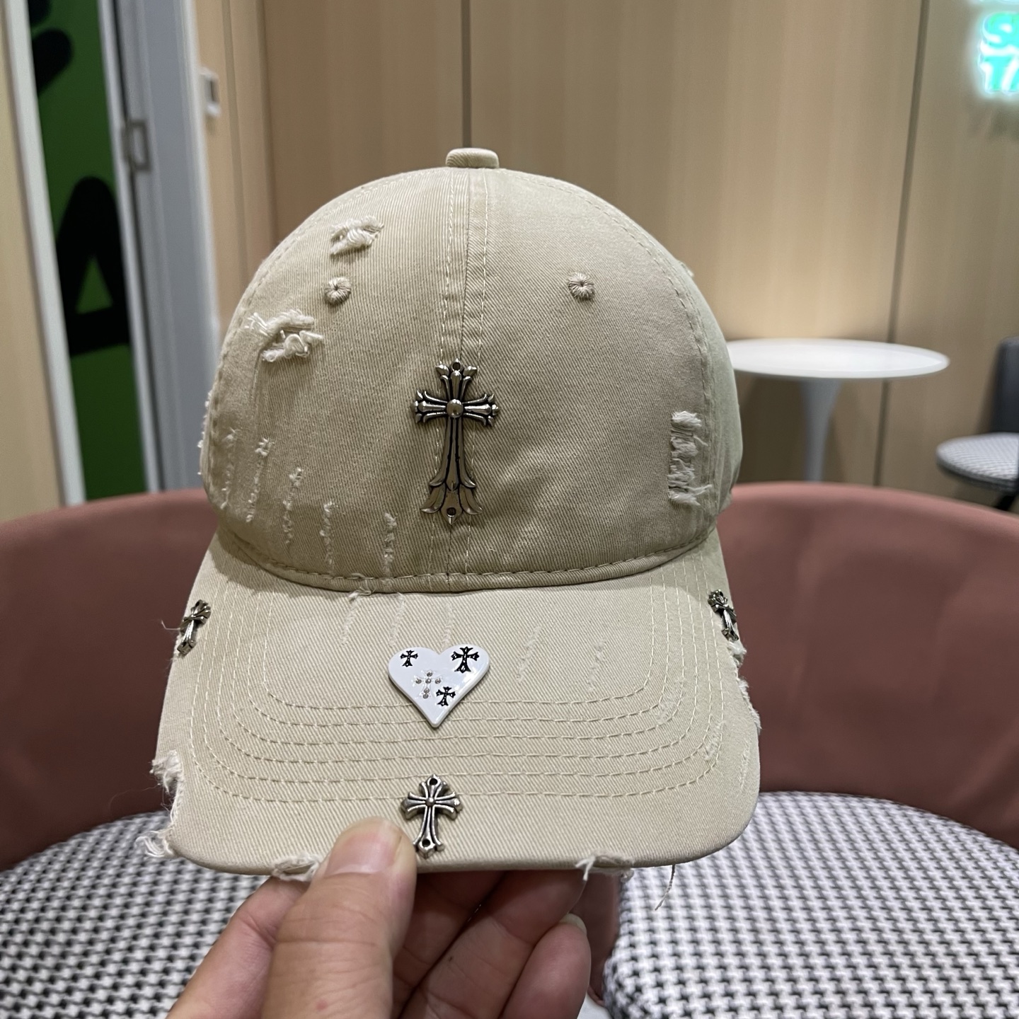 Chrome Hearts 克罗心💓早春韩版时尚棒球帽🧢鸭舌帽