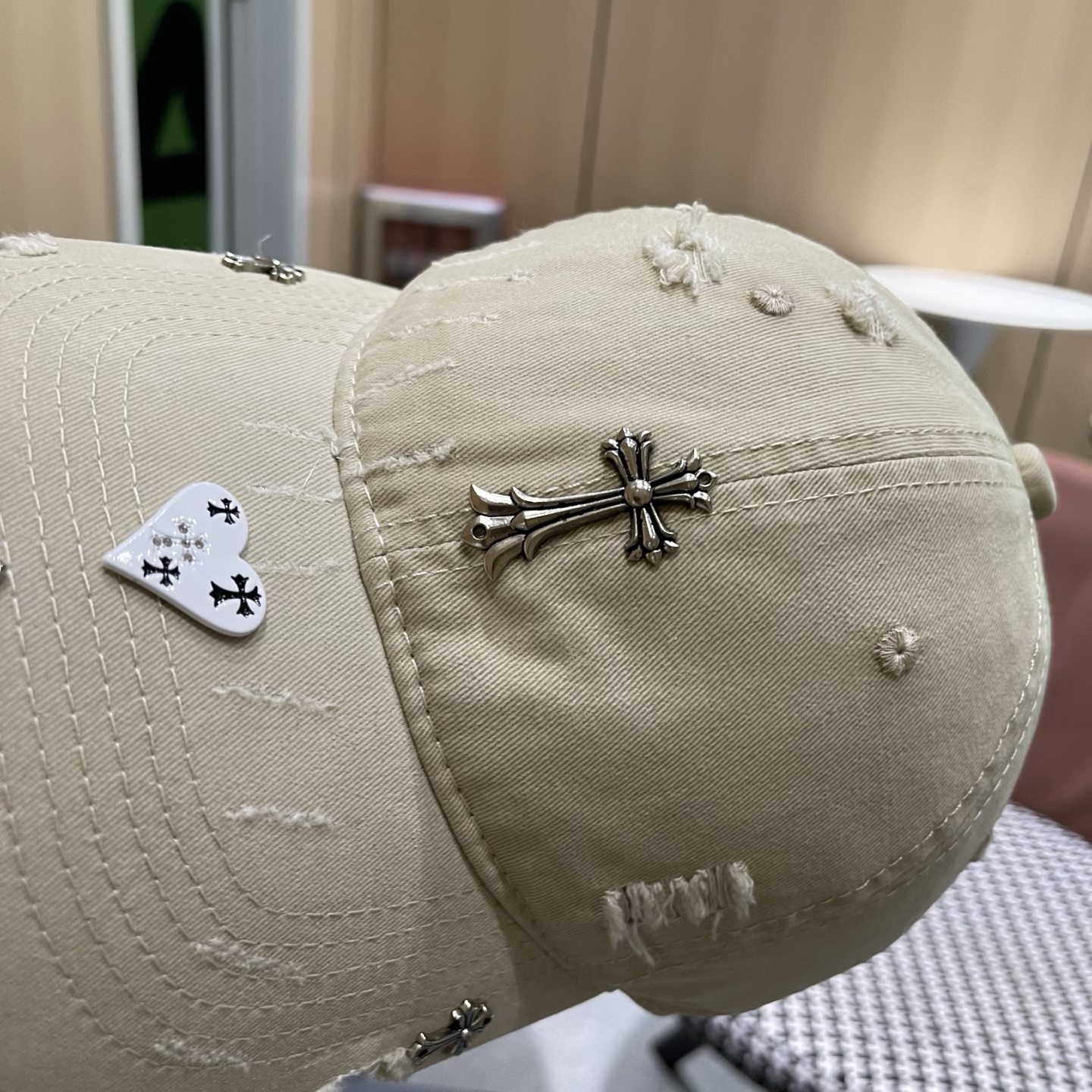 Chrome Hearts 克罗心💓早春韩版时尚棒球帽🧢鸭舌帽