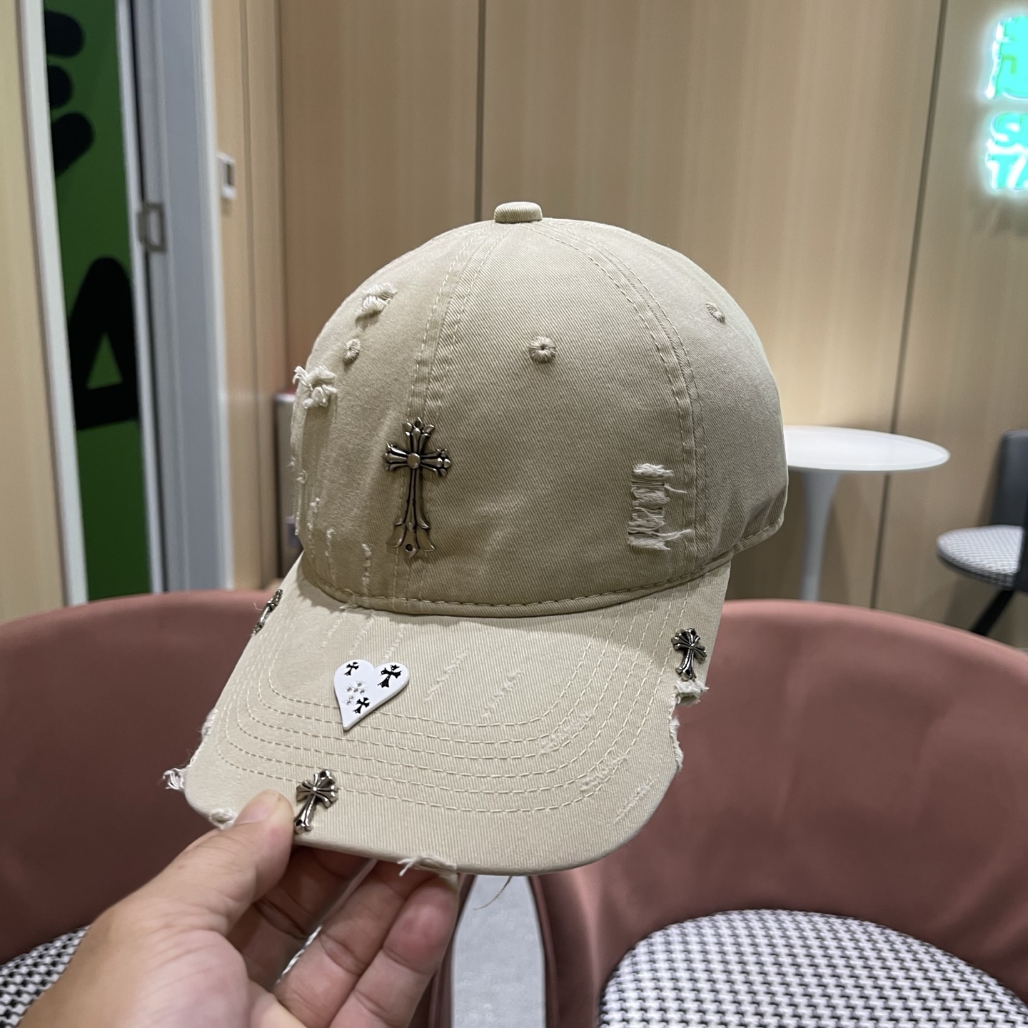 Chrome Hearts 克罗心💓早春韩版时尚棒球帽🧢鸭舌帽