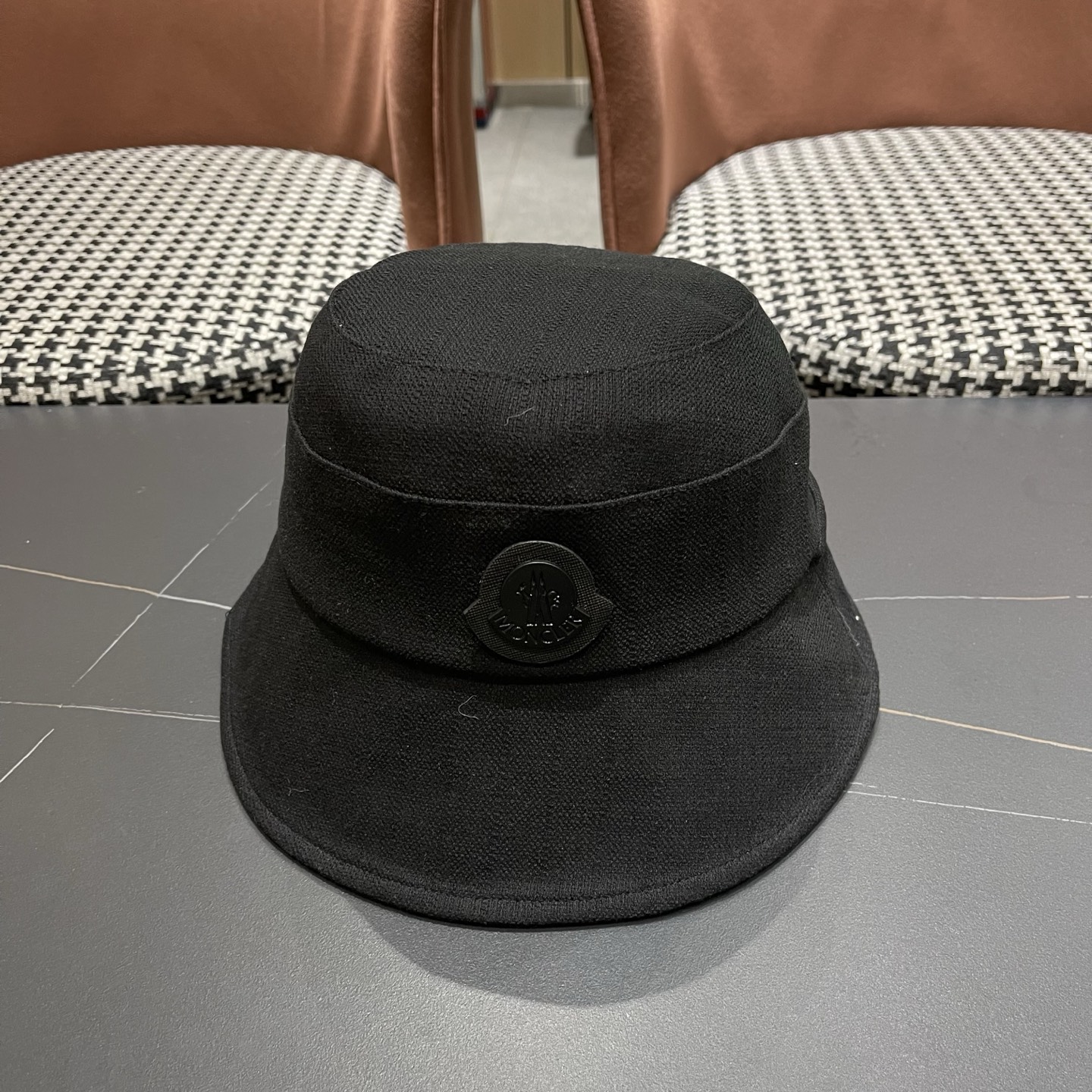 MONCLER（蒙口）韩版复古百搭系带蝴蝶结渔夫帽女春夏遮阳防晒显脸小盆帽