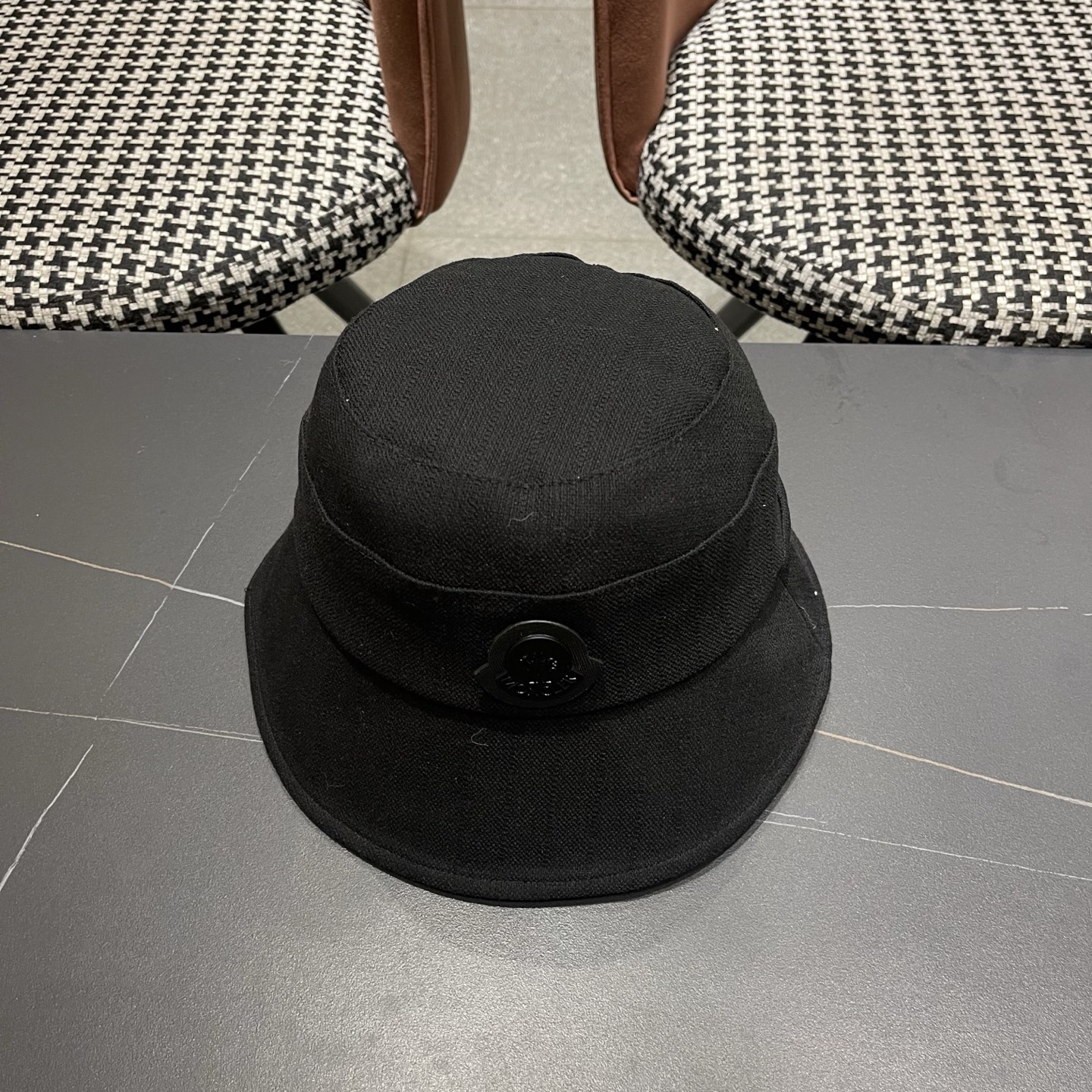MONCLER（蒙口）韩版复古百搭系带蝴蝶结渔夫帽女春夏遮阳防晒显脸小盆帽