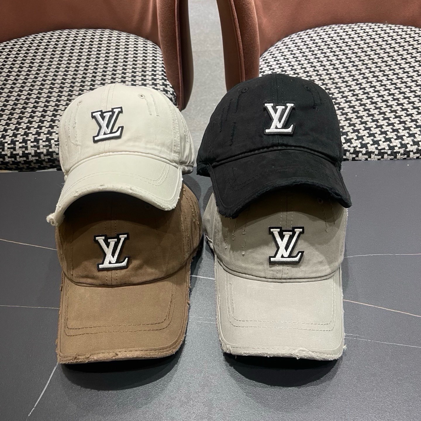 LV路易威登 棒球帽潮男休闲百搭母韩版时尚防晒百搭鸭舌帽女ins