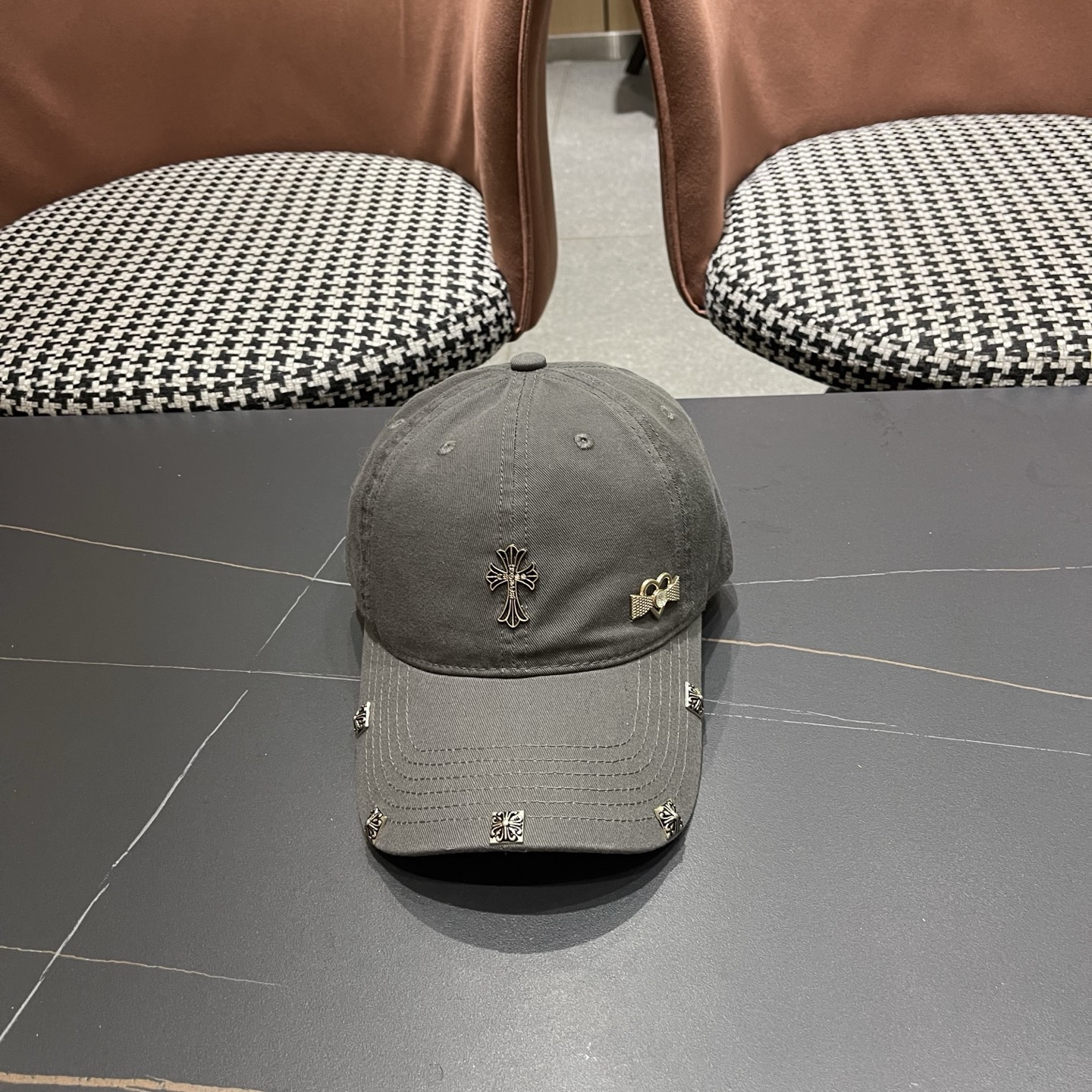 Chrome Hearts 克罗心早春韩版时尚棒球帽🧢鸭舌帽