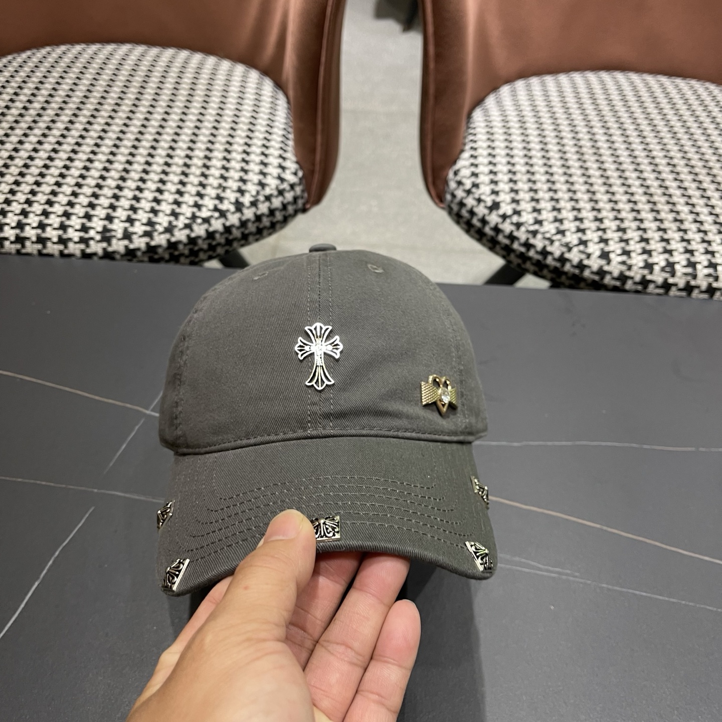 Chrome Hearts 克罗心早春韩版时尚棒球帽🧢鸭舌帽