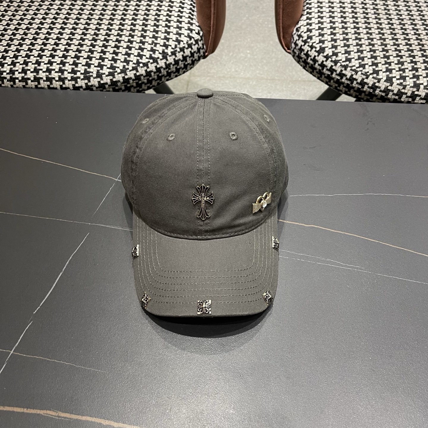 Chrome Hearts 克罗心早春韩版时尚棒球帽🧢鸭舌帽