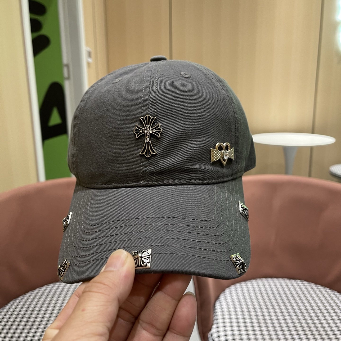 Chrome Hearts 克罗心早春韩版时尚棒球帽🧢鸭舌帽