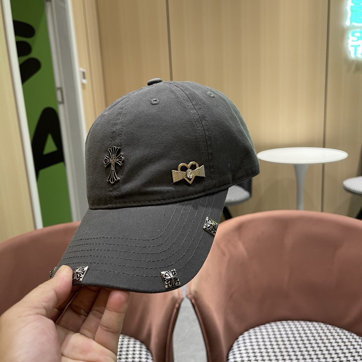 Chrome Hearts 克罗心早春韩版时尚棒球帽🧢鸭舌帽