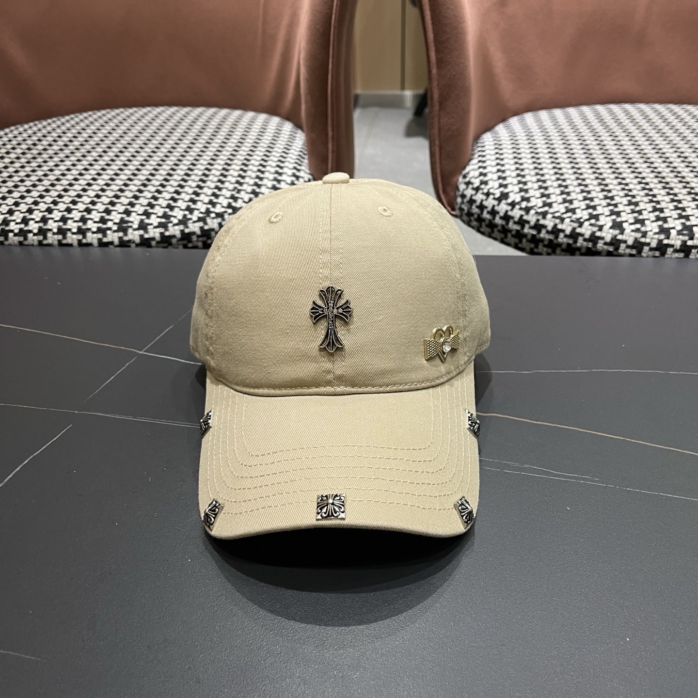 Chrome Hearts 克罗心早春韩版时尚棒球帽🧢鸭舌帽