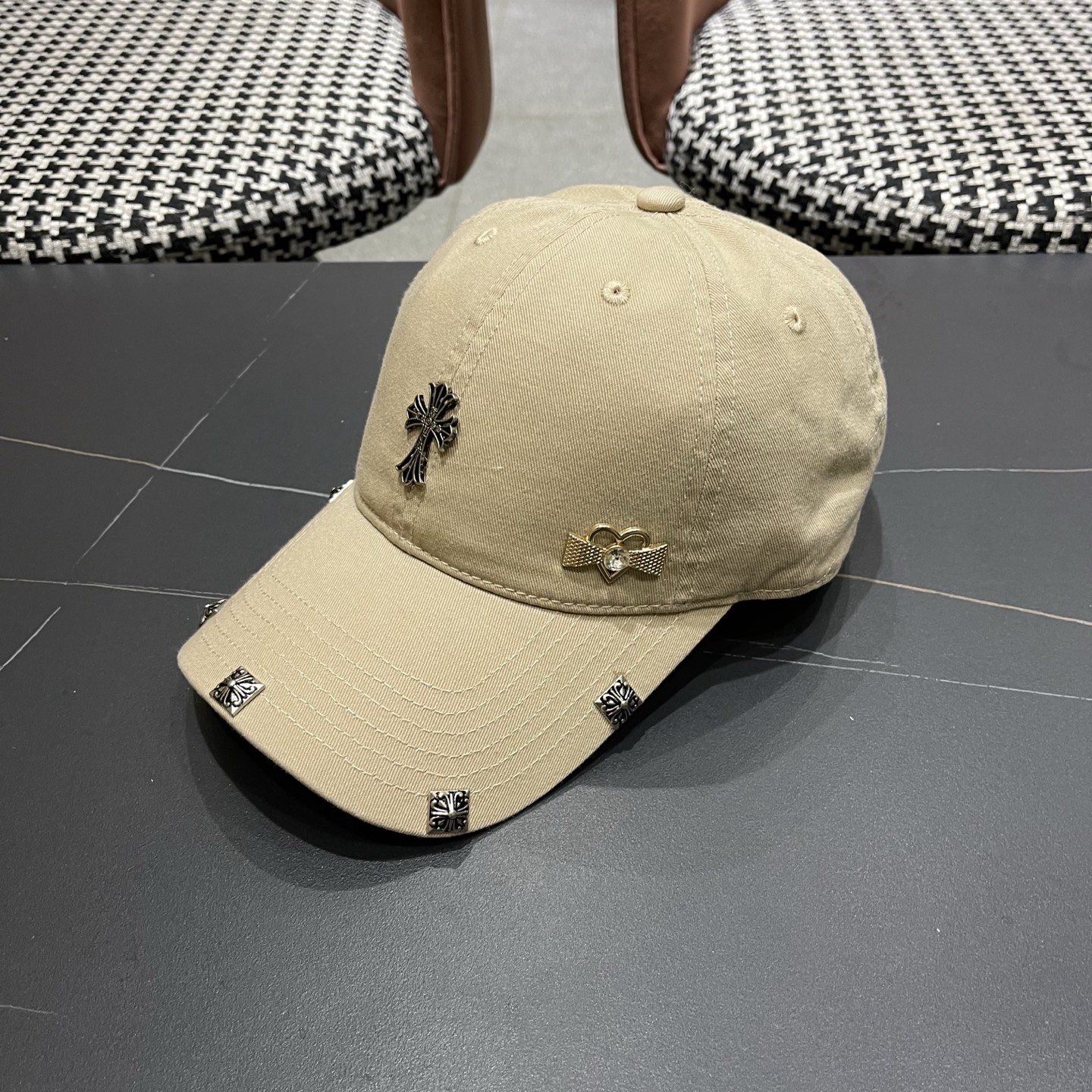 Chrome Hearts 克罗心早春韩版时尚棒球帽🧢鸭舌帽