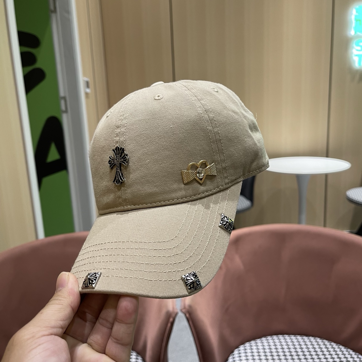 Chrome Hearts 克罗心早春韩版时尚棒球帽🧢鸭舌帽