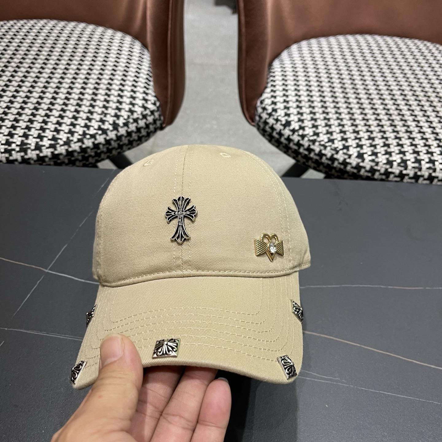 Chrome Hearts 克罗心早春韩版时尚棒球帽🧢鸭舌帽