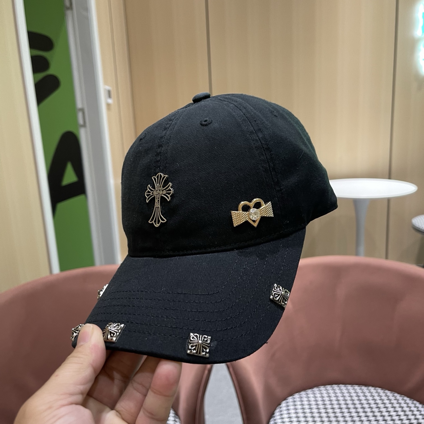 Chrome Hearts 克罗心早春韩版时尚棒球帽🧢鸭舌帽