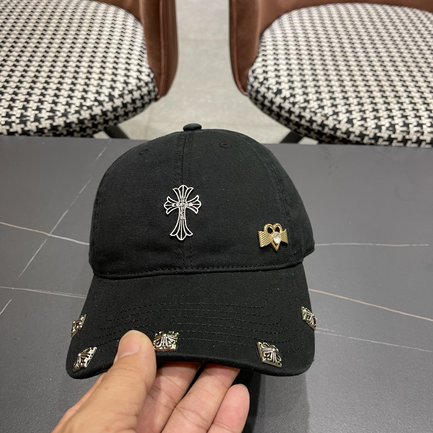 Chrome Hearts 克罗心早春韩版时尚棒球帽🧢鸭舌帽