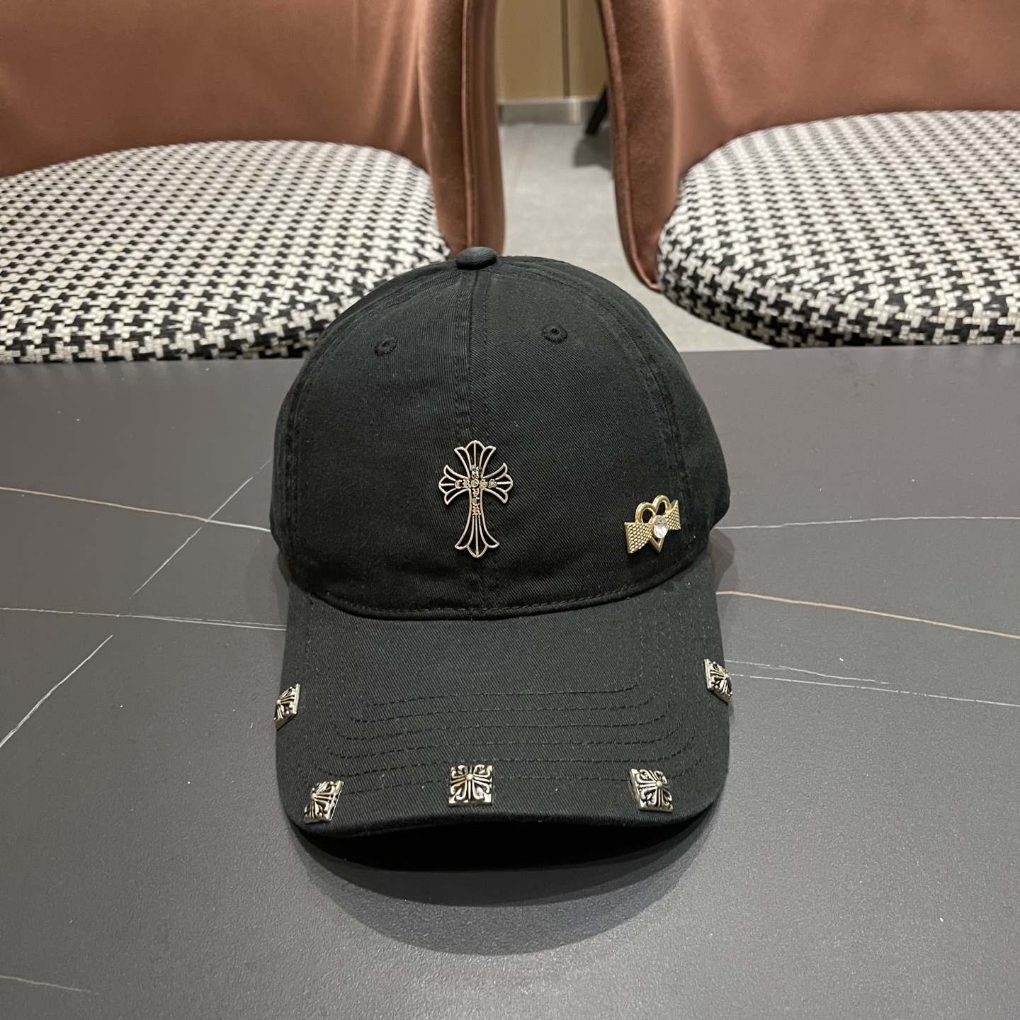 Chrome Hearts 克罗心早春韩版时尚棒球帽🧢鸭舌帽