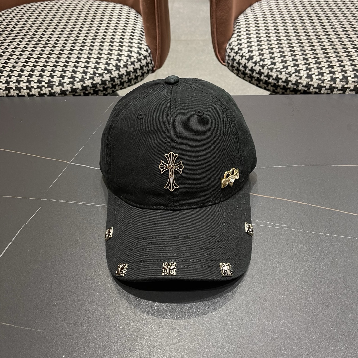 Chrome Hearts 克罗心早春韩版时尚棒球帽🧢鸭舌帽