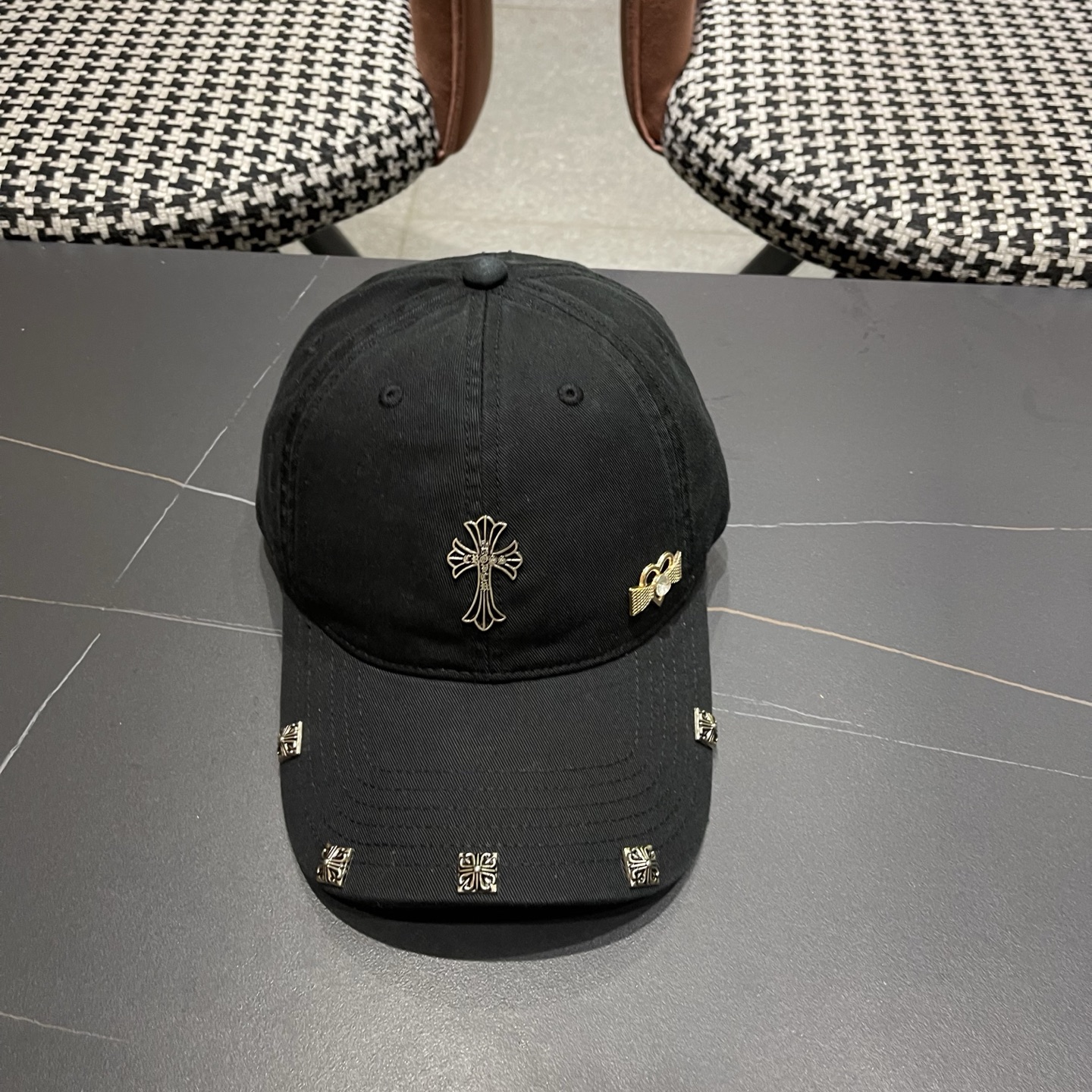 Chrome Hearts 克罗心早春韩版时尚棒球帽🧢鸭舌帽