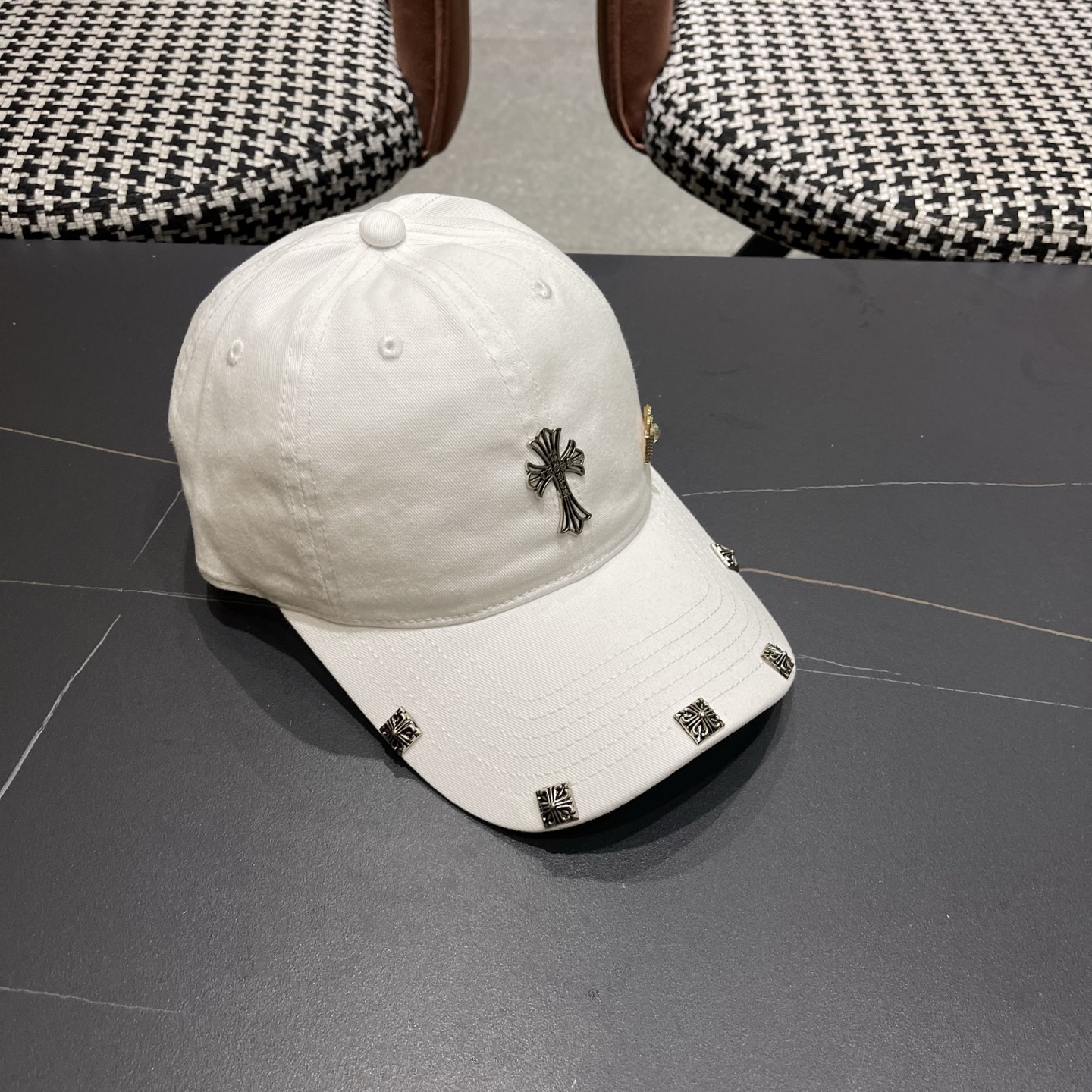 Chrome Hearts 克罗心早春韩版时尚棒球帽🧢鸭舌帽