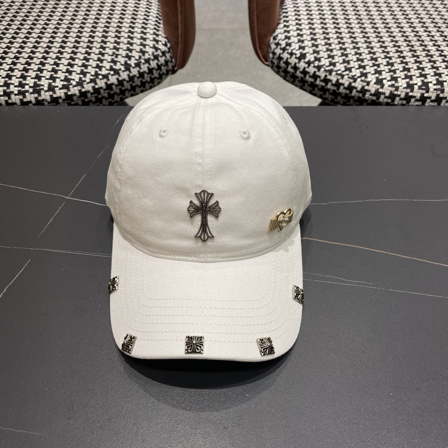 Chrome Hearts 克罗心早春韩版时尚棒球帽🧢鸭舌帽
