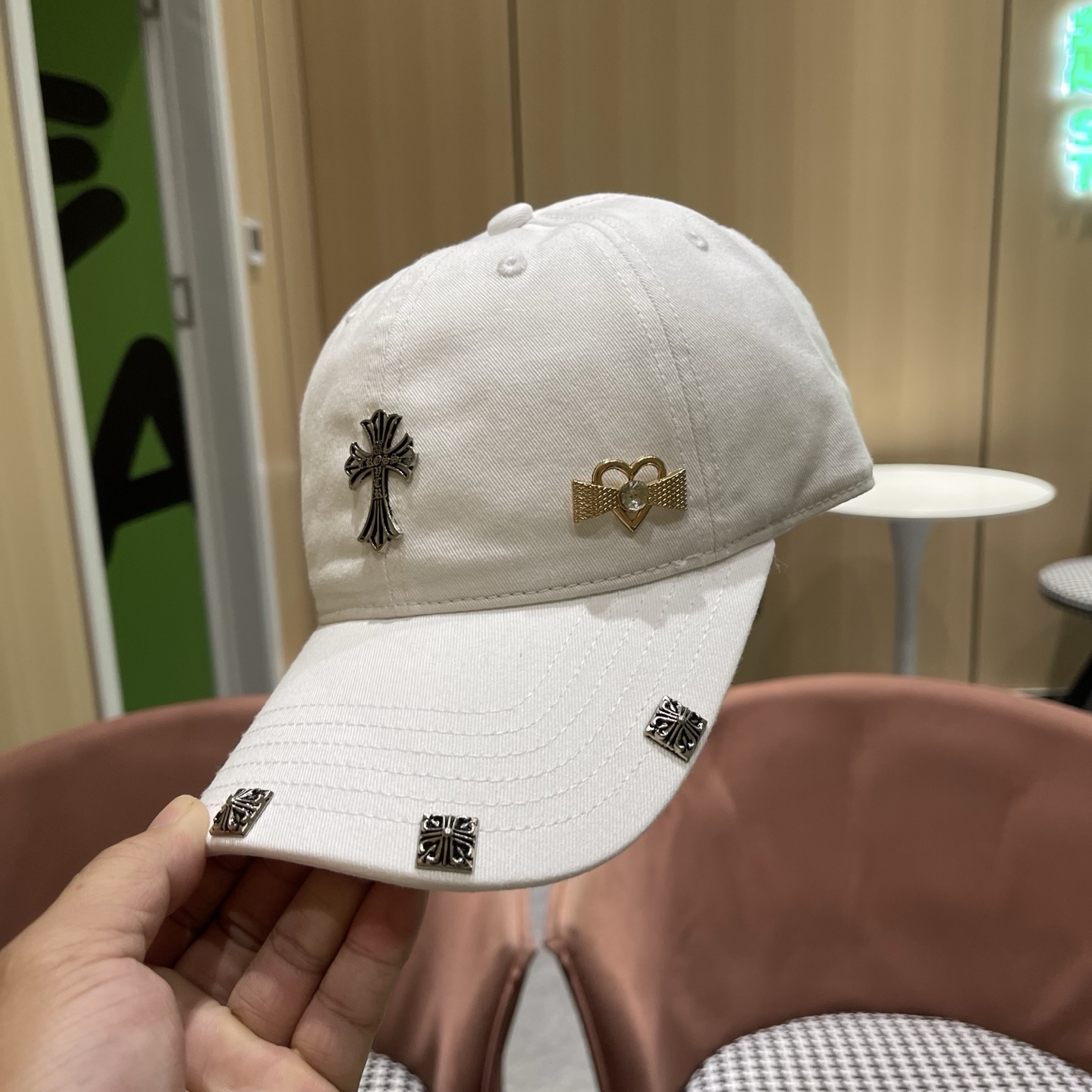 Chrome Hearts 克罗心早春韩版时尚棒球帽🧢鸭舌帽