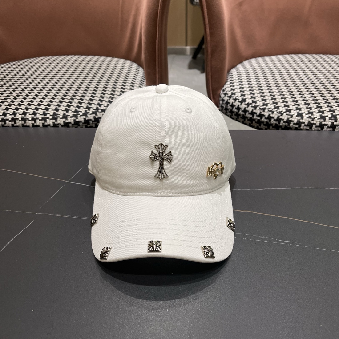 Chrome Hearts 克罗心早春韩版时尚棒球帽🧢鸭舌帽