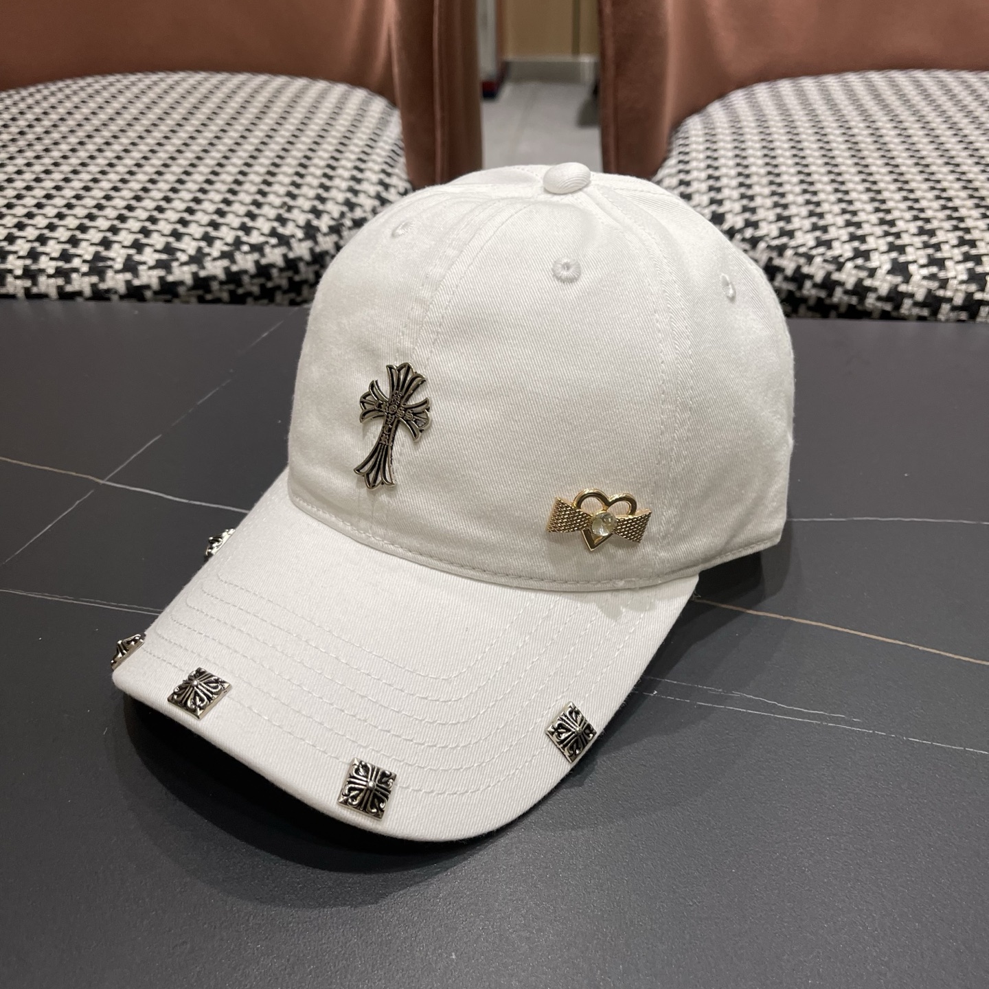 Chrome Hearts 克罗心早春韩版时尚棒球帽🧢鸭舌帽