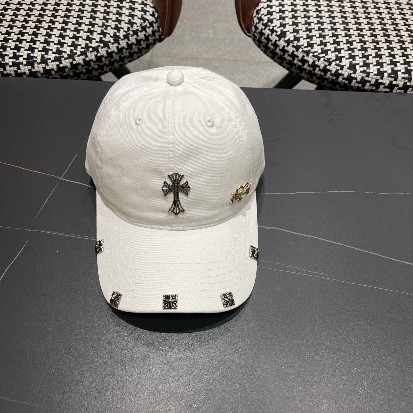 Chrome Hearts 克罗心早春韩版时尚棒球帽🧢鸭舌帽