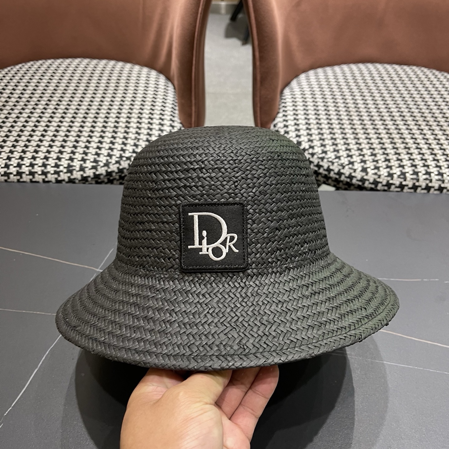 Dior迪奥2026新款拉菲草帽，旅游必备，头围57cm